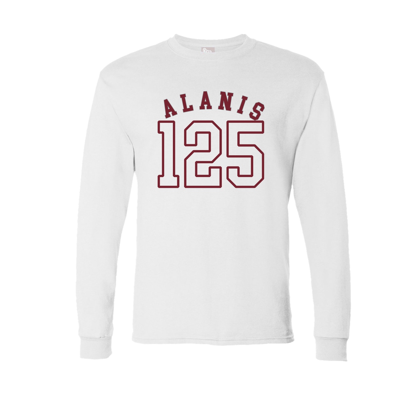 Long Sleeve Tee — Shirsey Arch in White