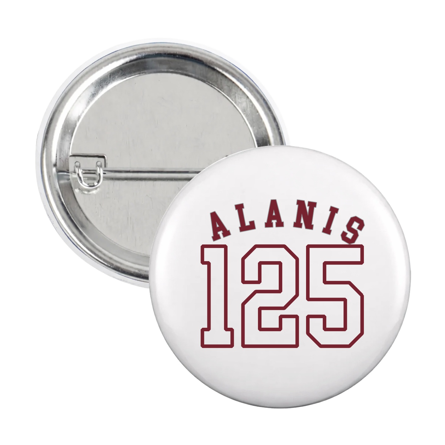Game Day Button — Shirsey Arch in White