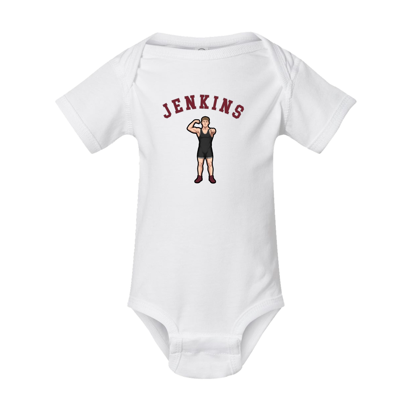 Baby Onesie — Shirsey Arch in White