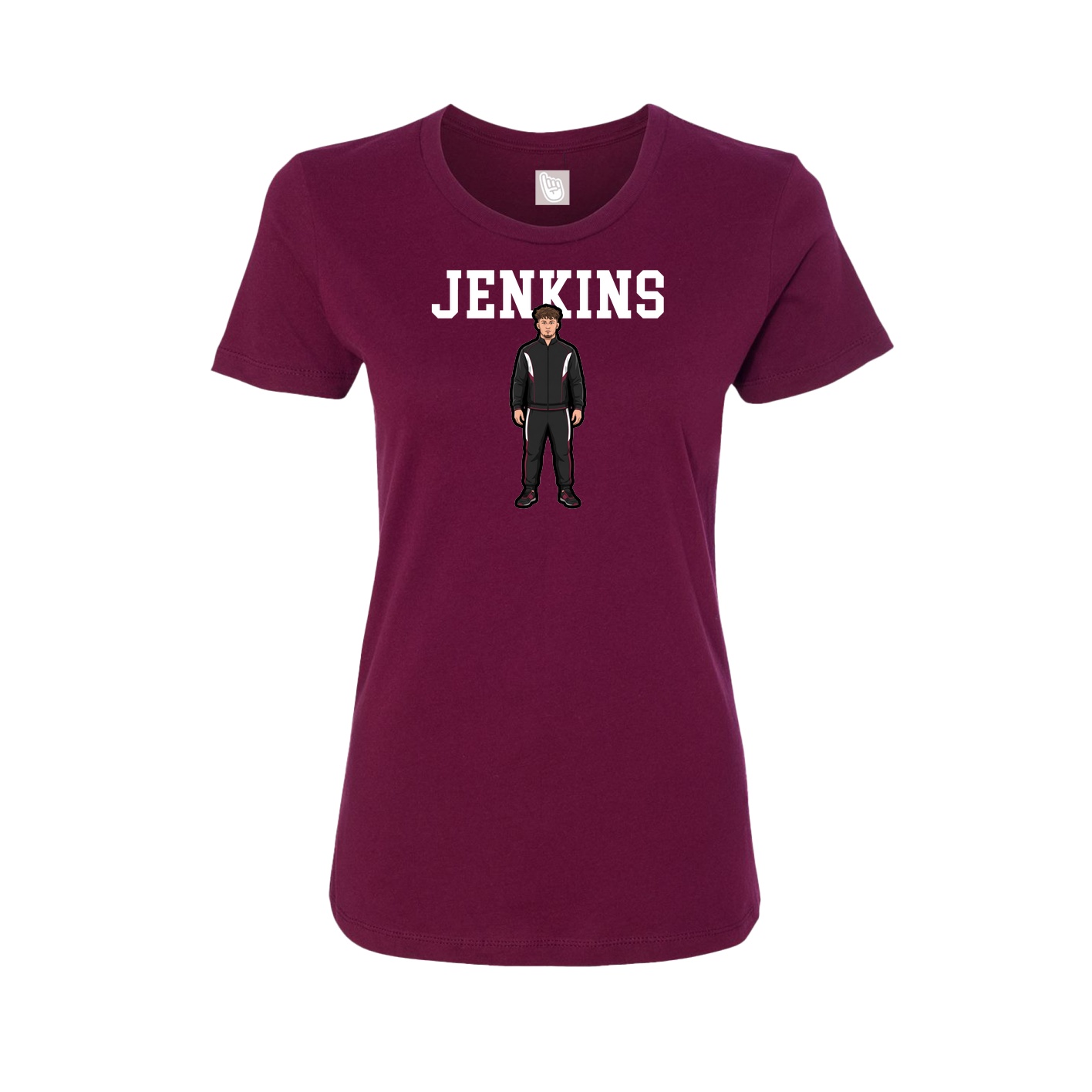 Fitted Women's Tee — Shirsey in Maroon