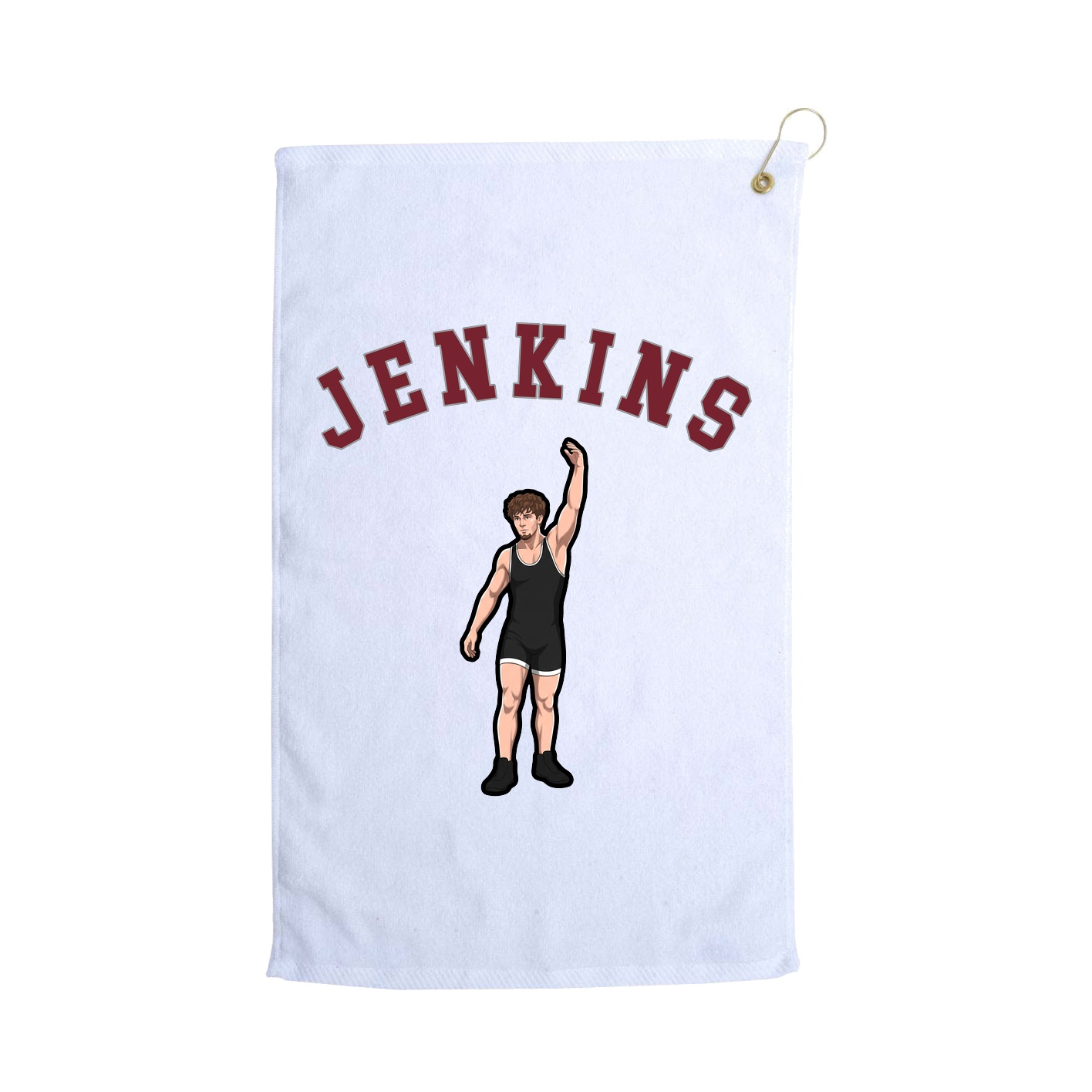 Golf Towel — Shirsey Arch in White