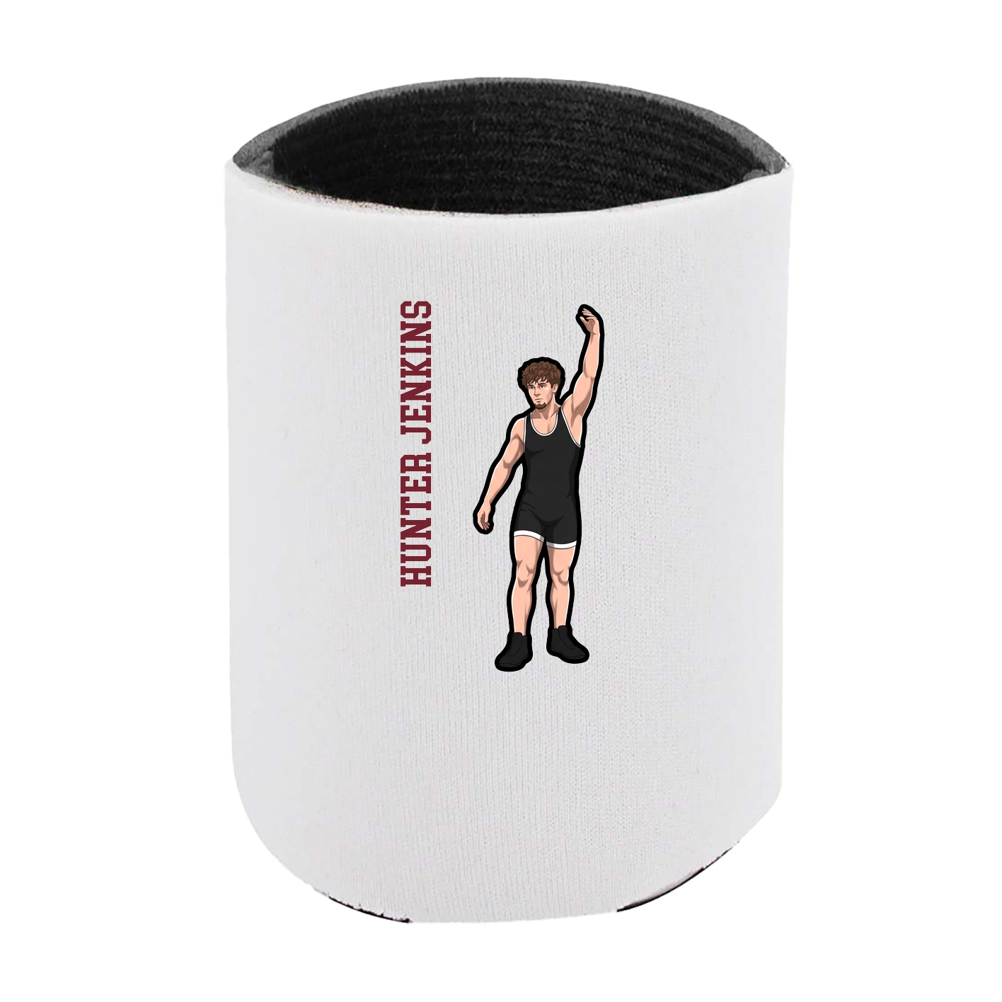 Can Holder — Name Vertical in White