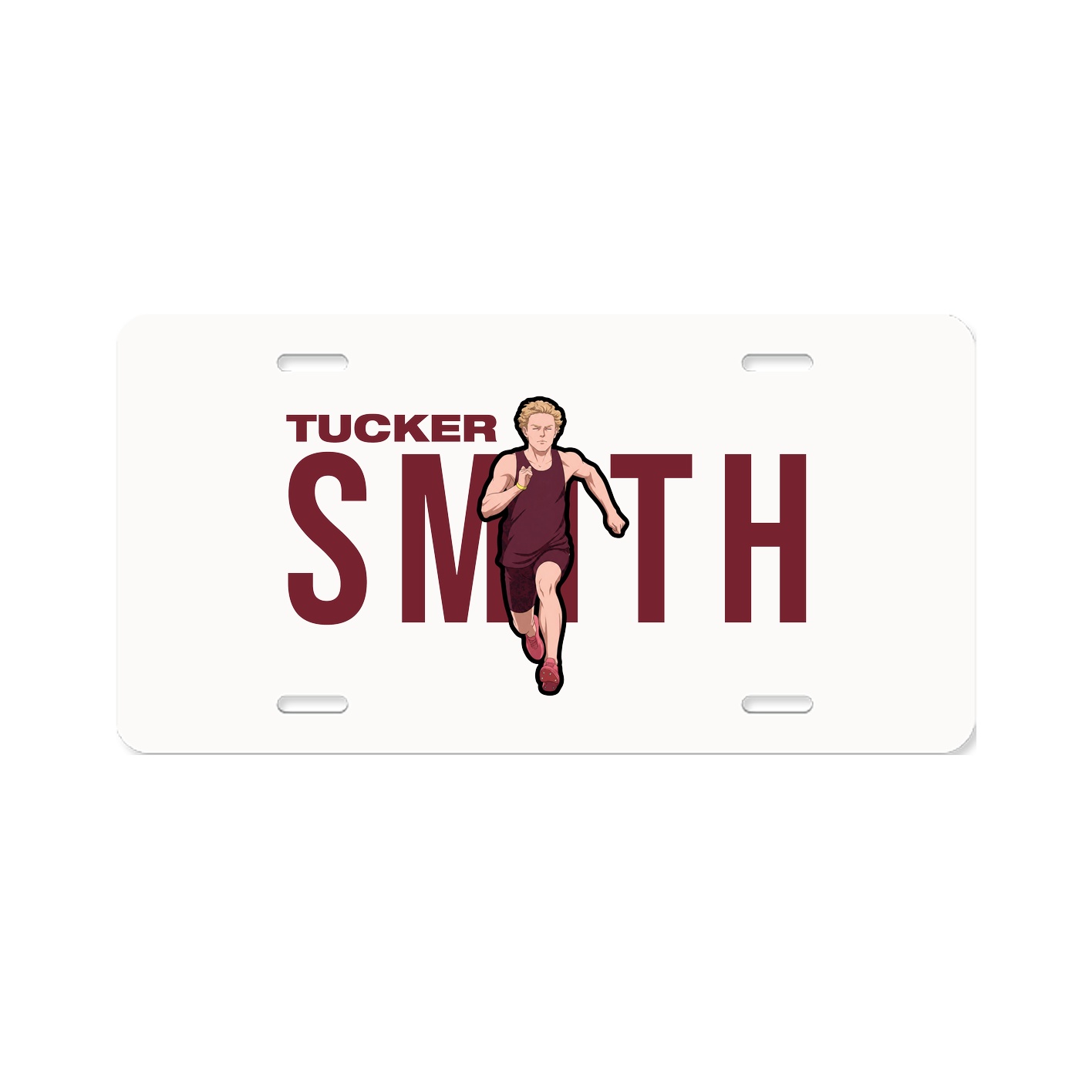 License Plate — Player Name in Classic