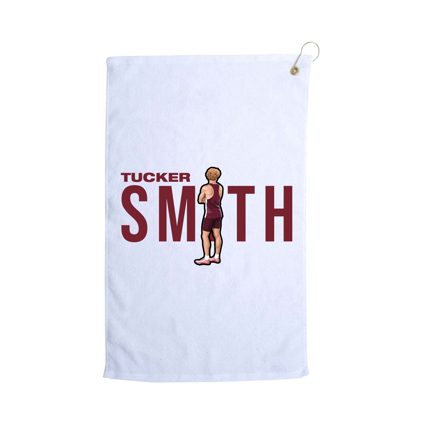Golf Towel — Player Name in White
