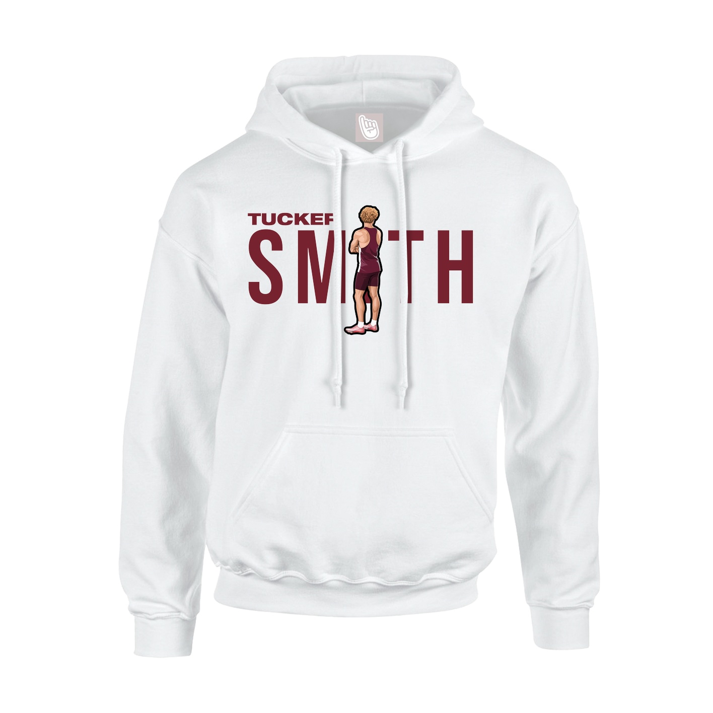Youth Hoodie — Player Name in White