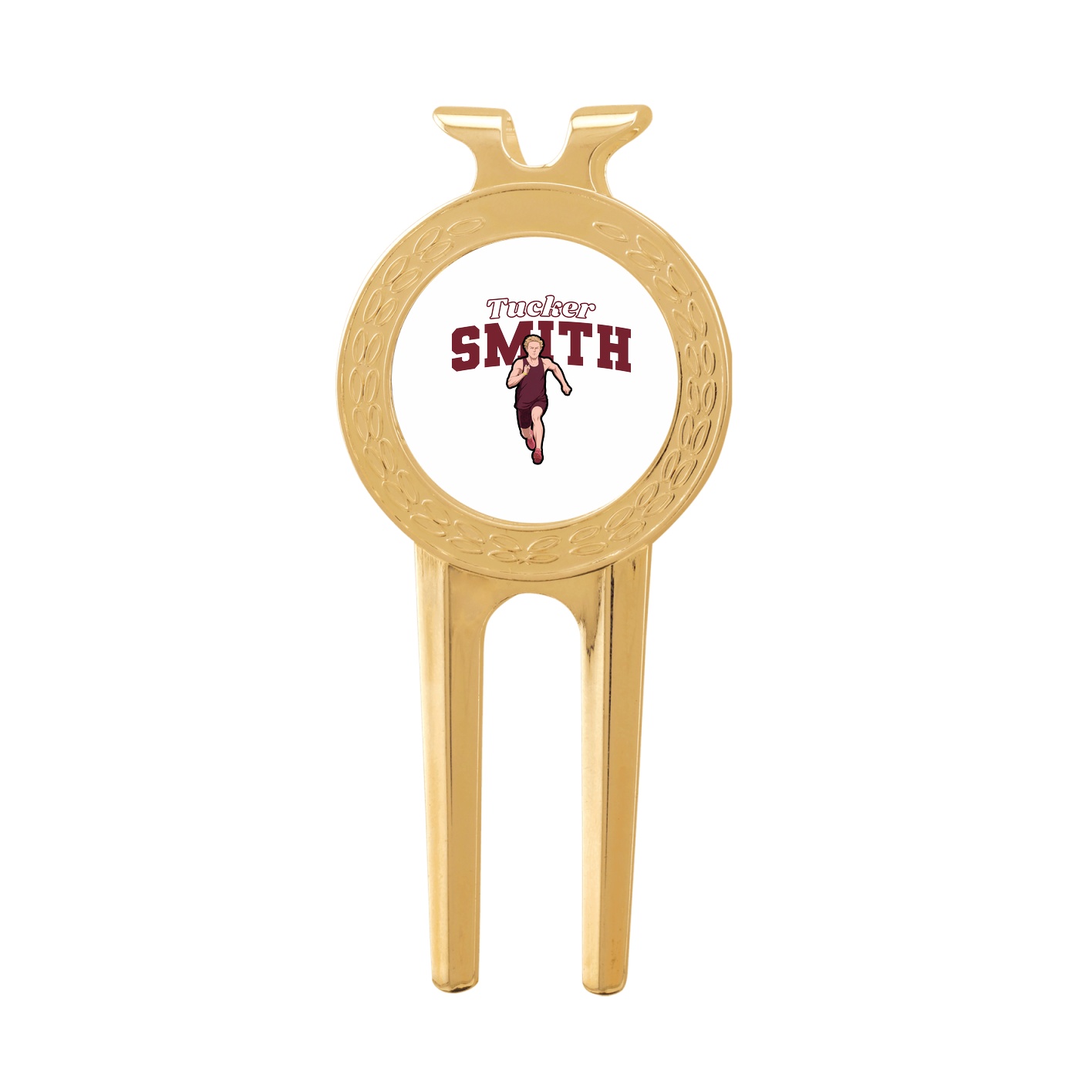Divot Tool with Ball Marker — Name Arch in Classic