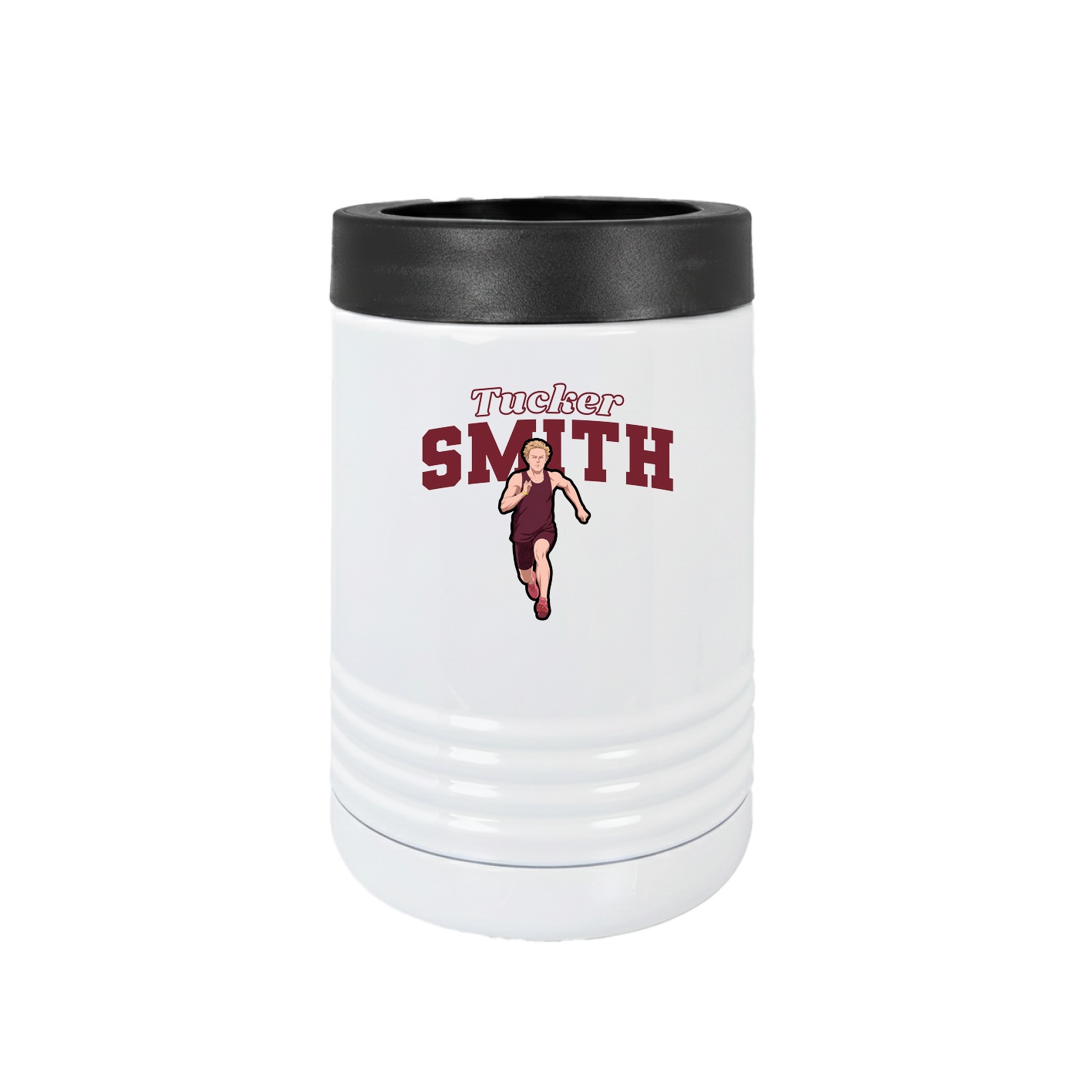 Beverage Holder — Name Arch in White