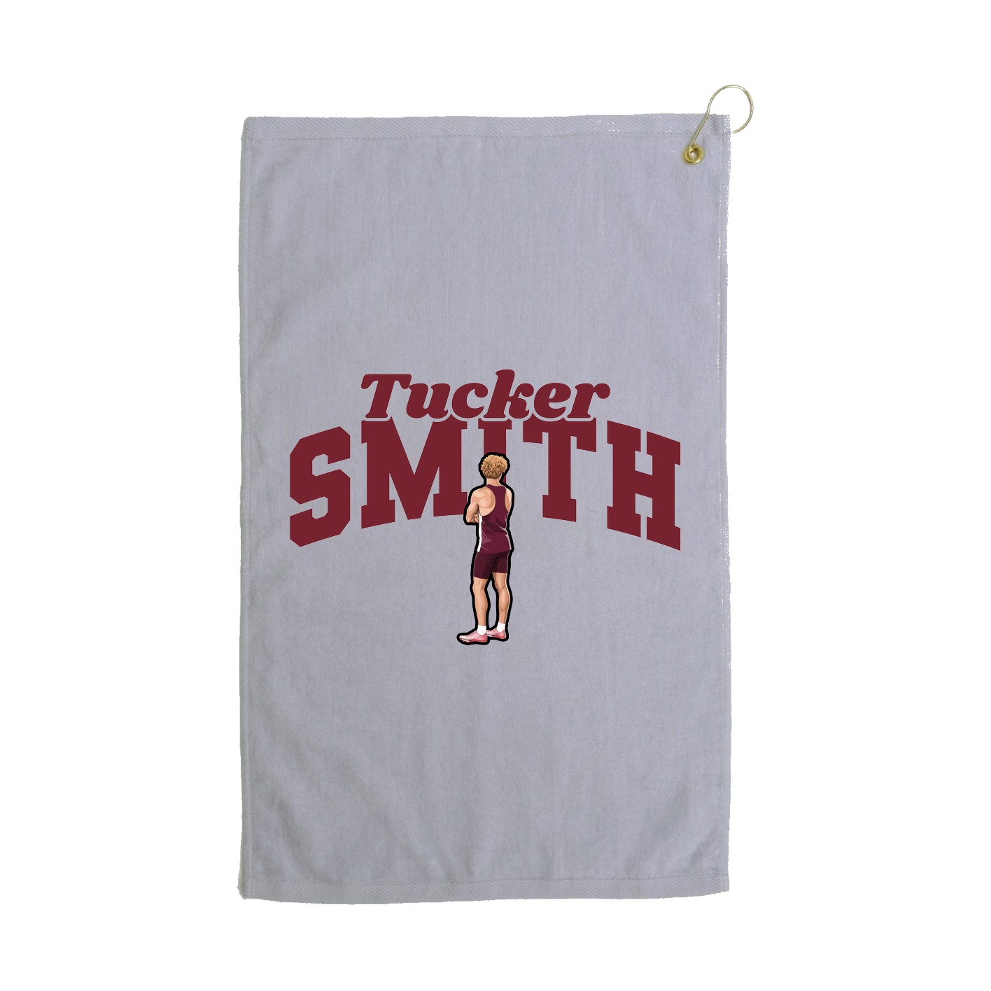 Golf Towel — Signature Arch in Grey