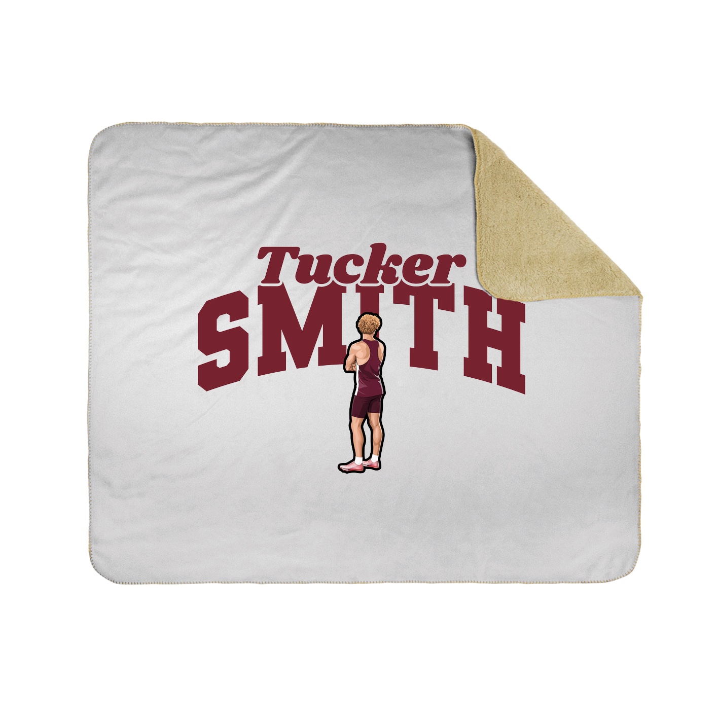 Throw Blanket — Signature Arch in White