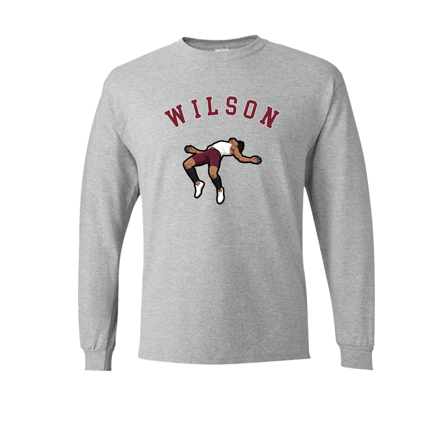 Long Sleeve Tee — Shirsey Arch in Grey