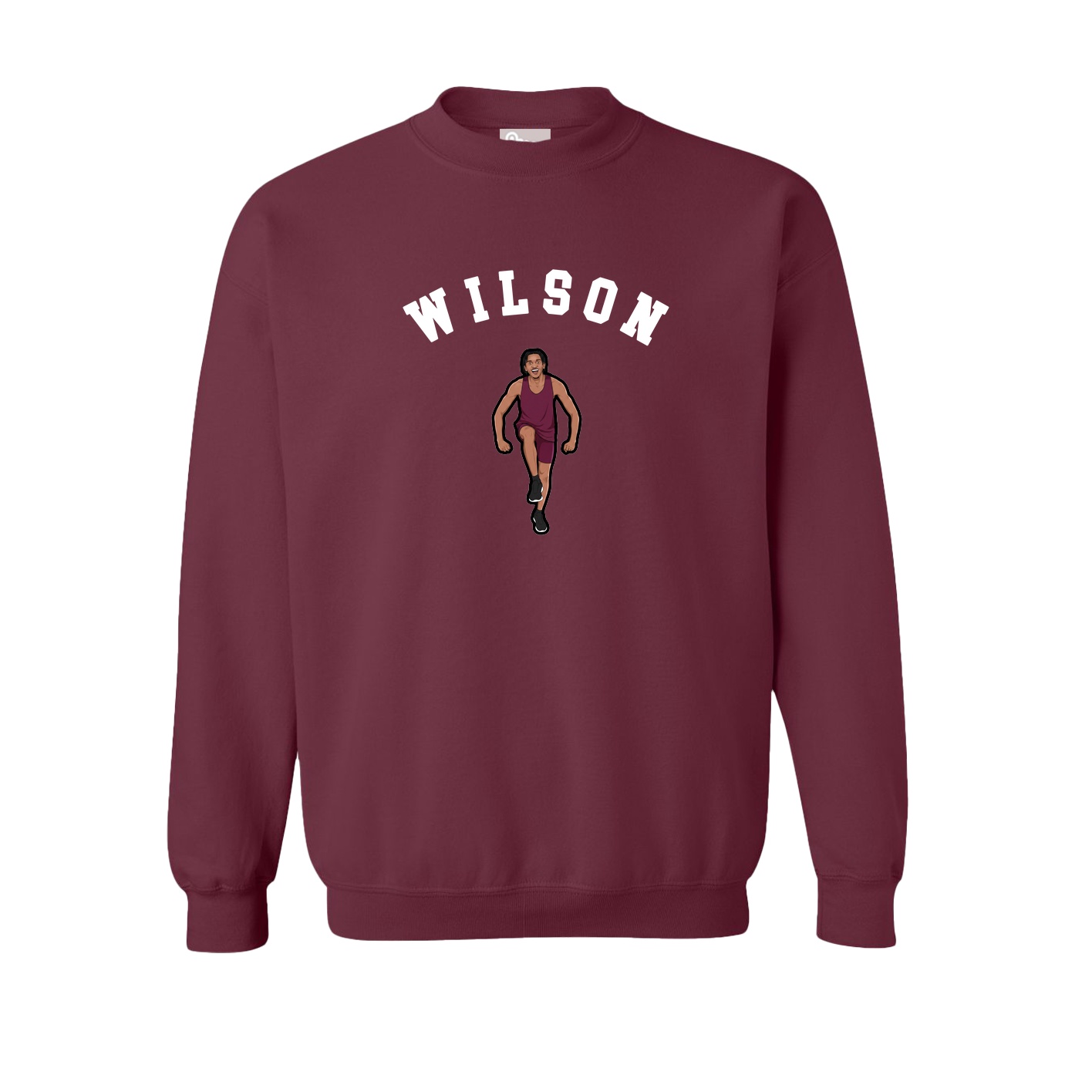 Fleece Crew — Shirsey Arch in Maroon