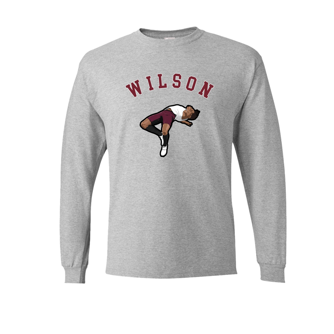 Long Sleeve Tee — Shirsey Arch in Grey