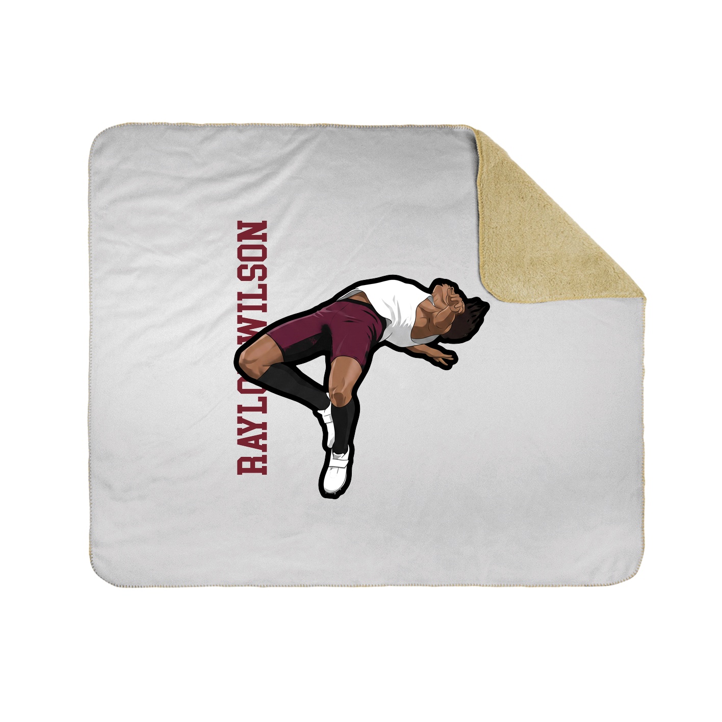 50x60 Sherpa Lined Throw Blanket