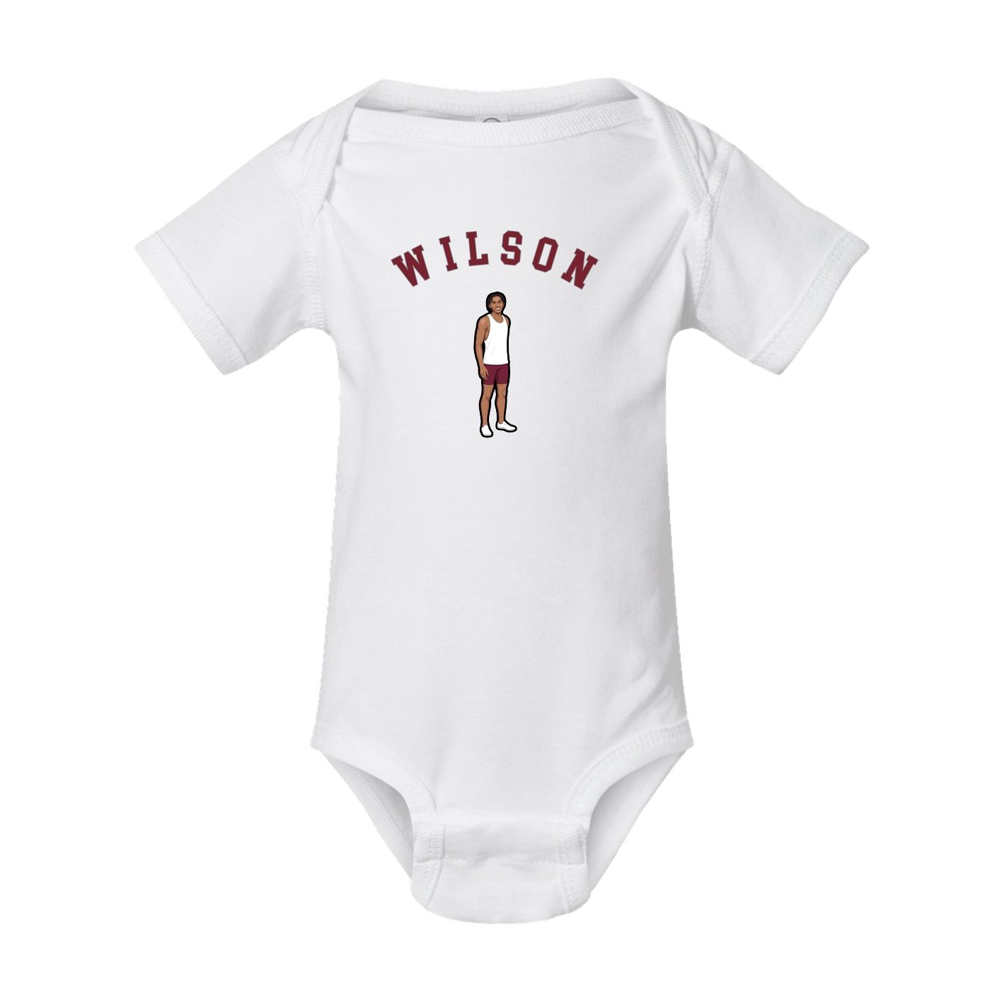 Baby Onesie — Shirsey Arch in White