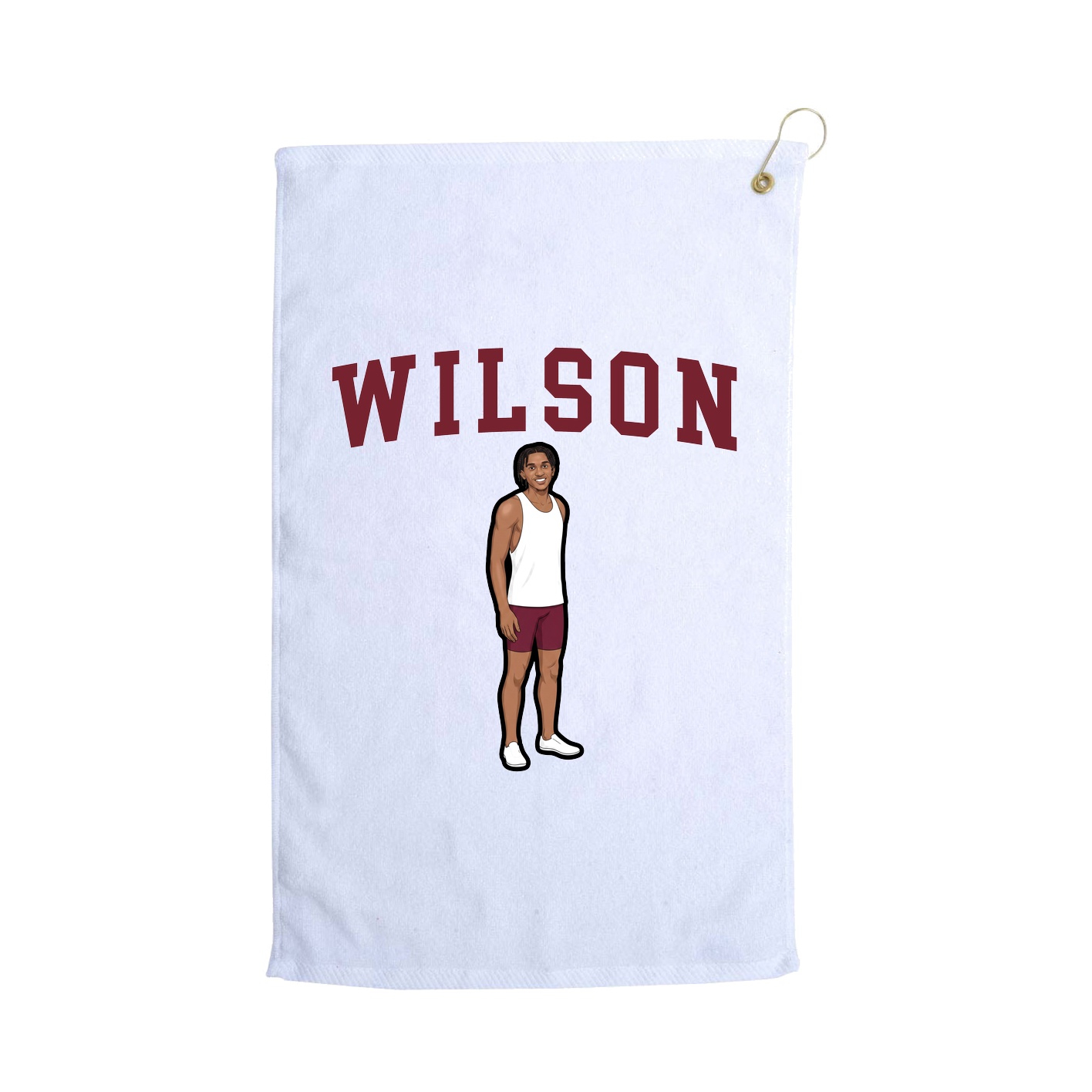Golf Towel — Shirsey in White