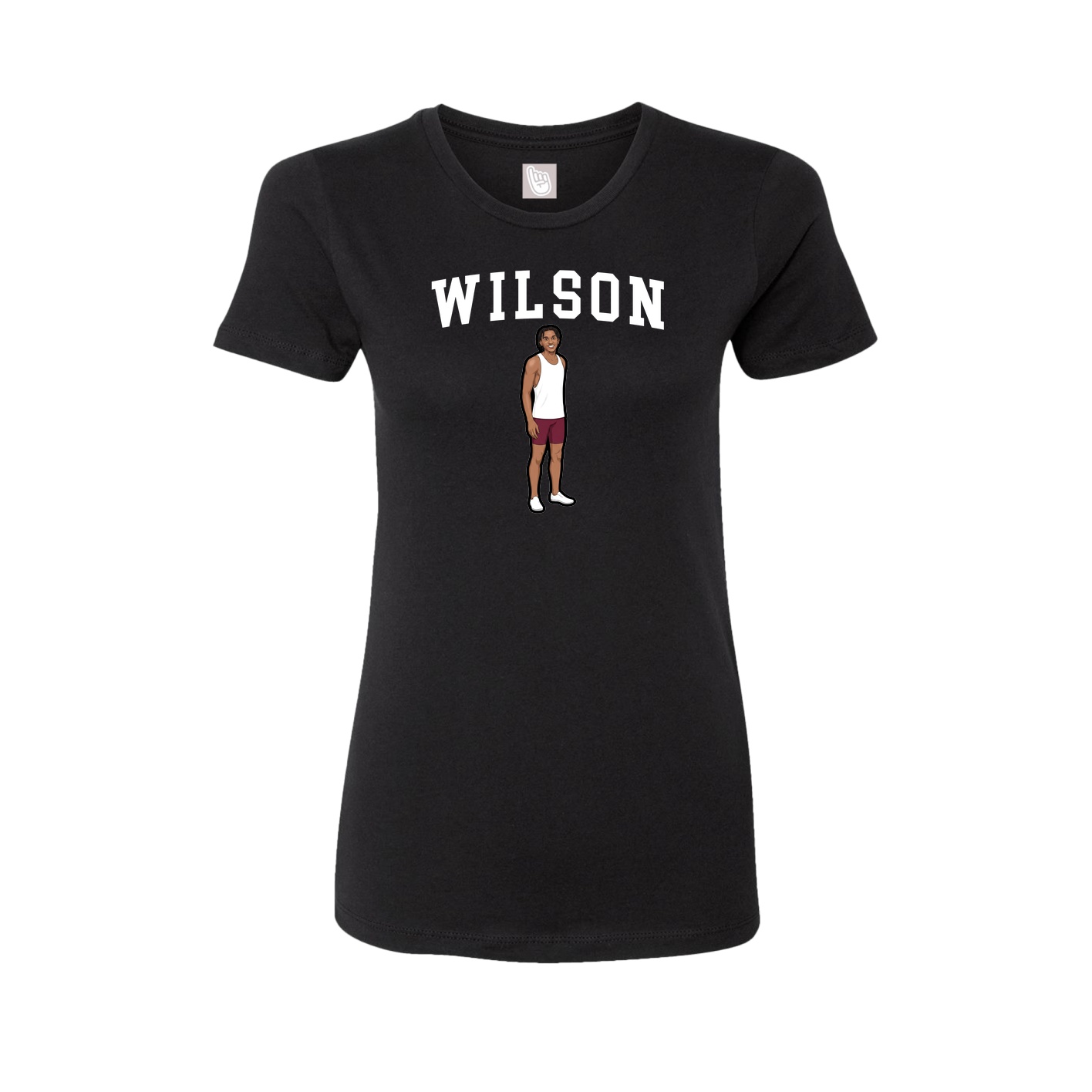 Fitted Women's Tee — Shirsey in Black