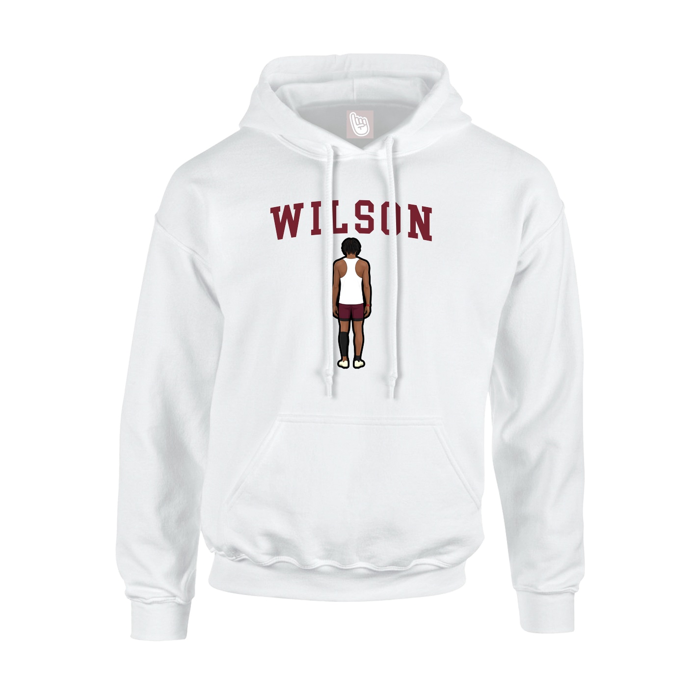 Hoodie — Shirsey in White