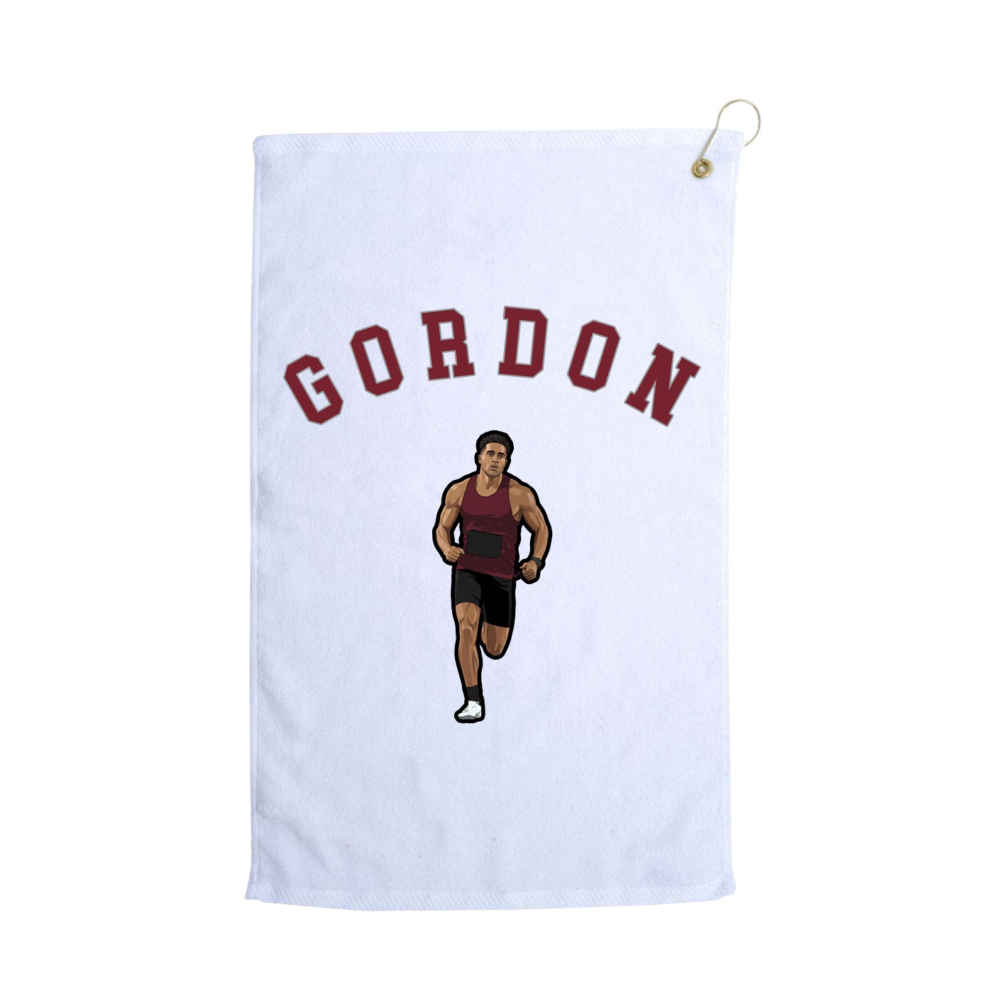 Golf Towel — Shirsey Arch in White