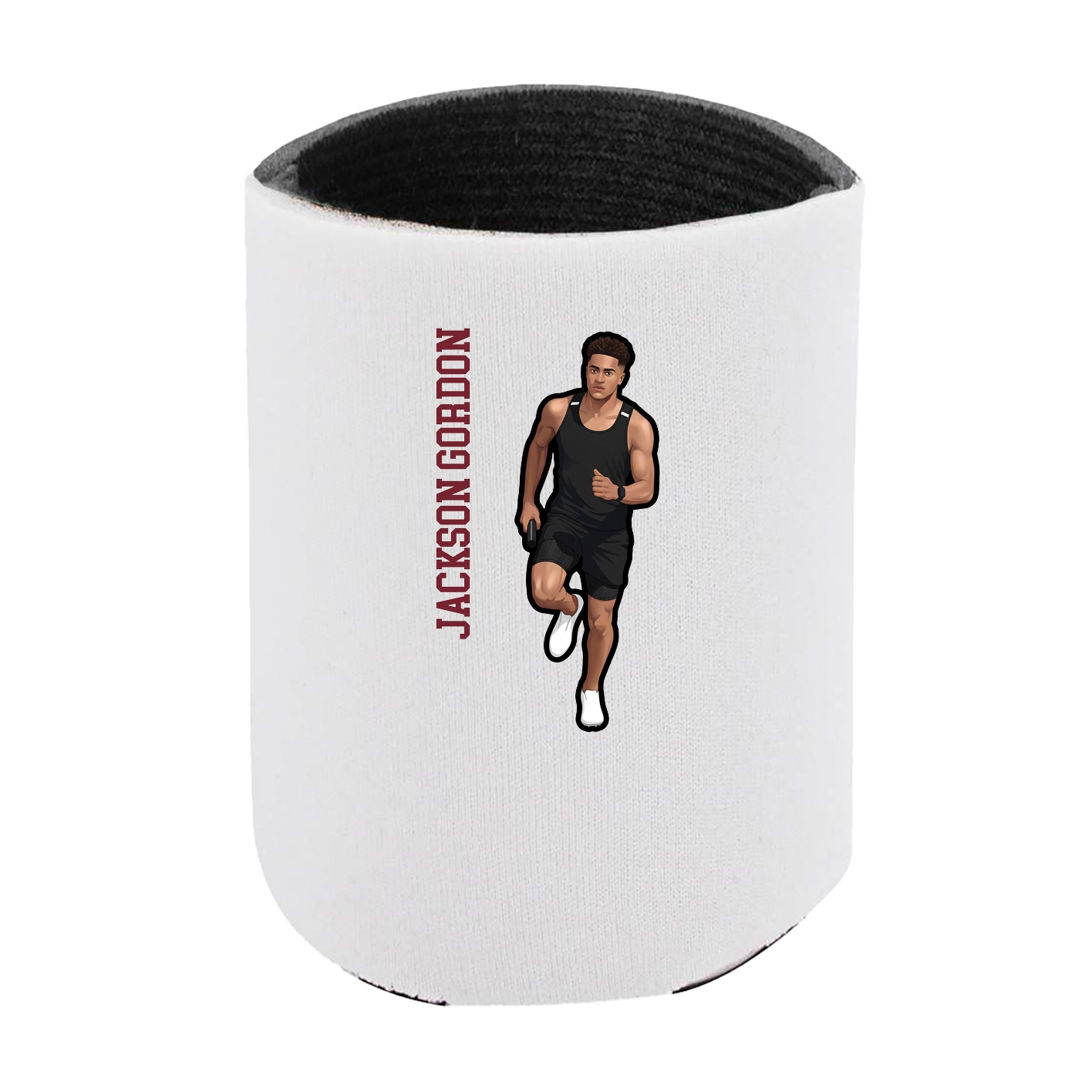 Can Holder — Name Vertical in White