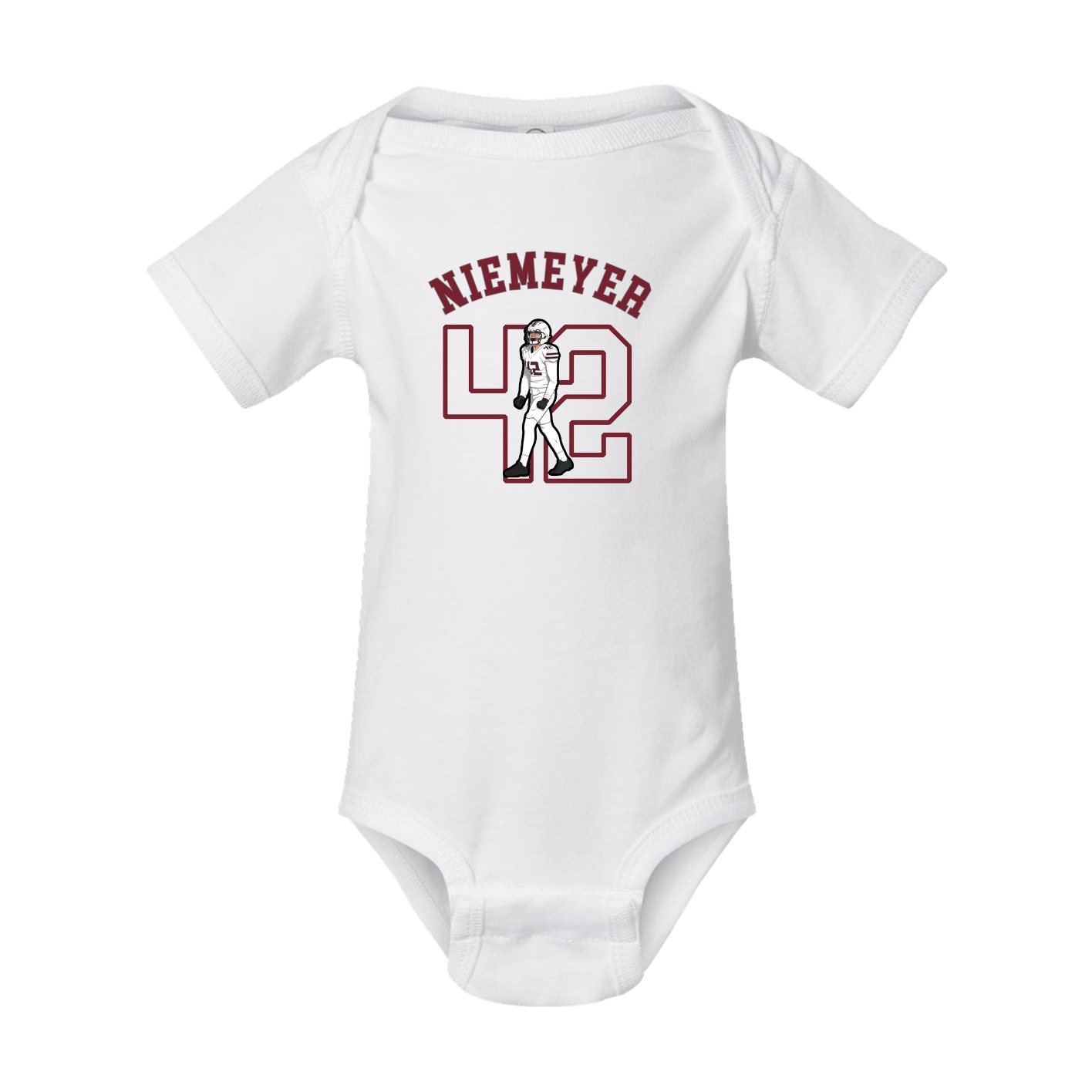 Baby Onesie — Shirsey Arch in White