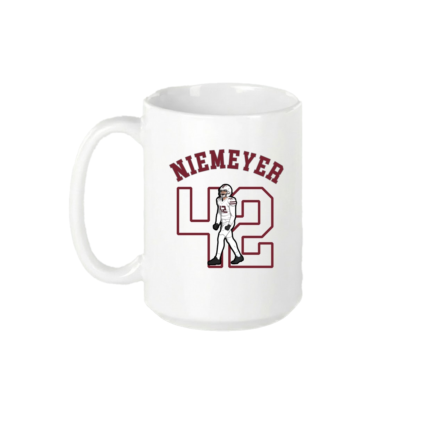 15oz Coffee Mug — Shirsey Arch in White