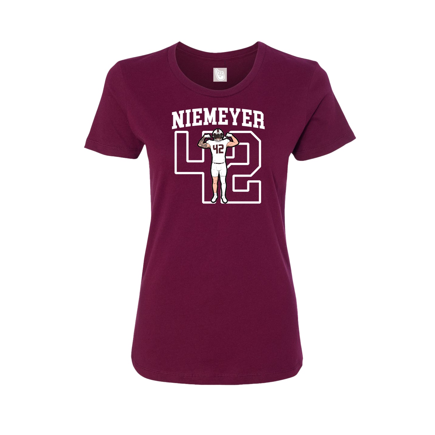 Womens Tee — Shirsey in Maroon