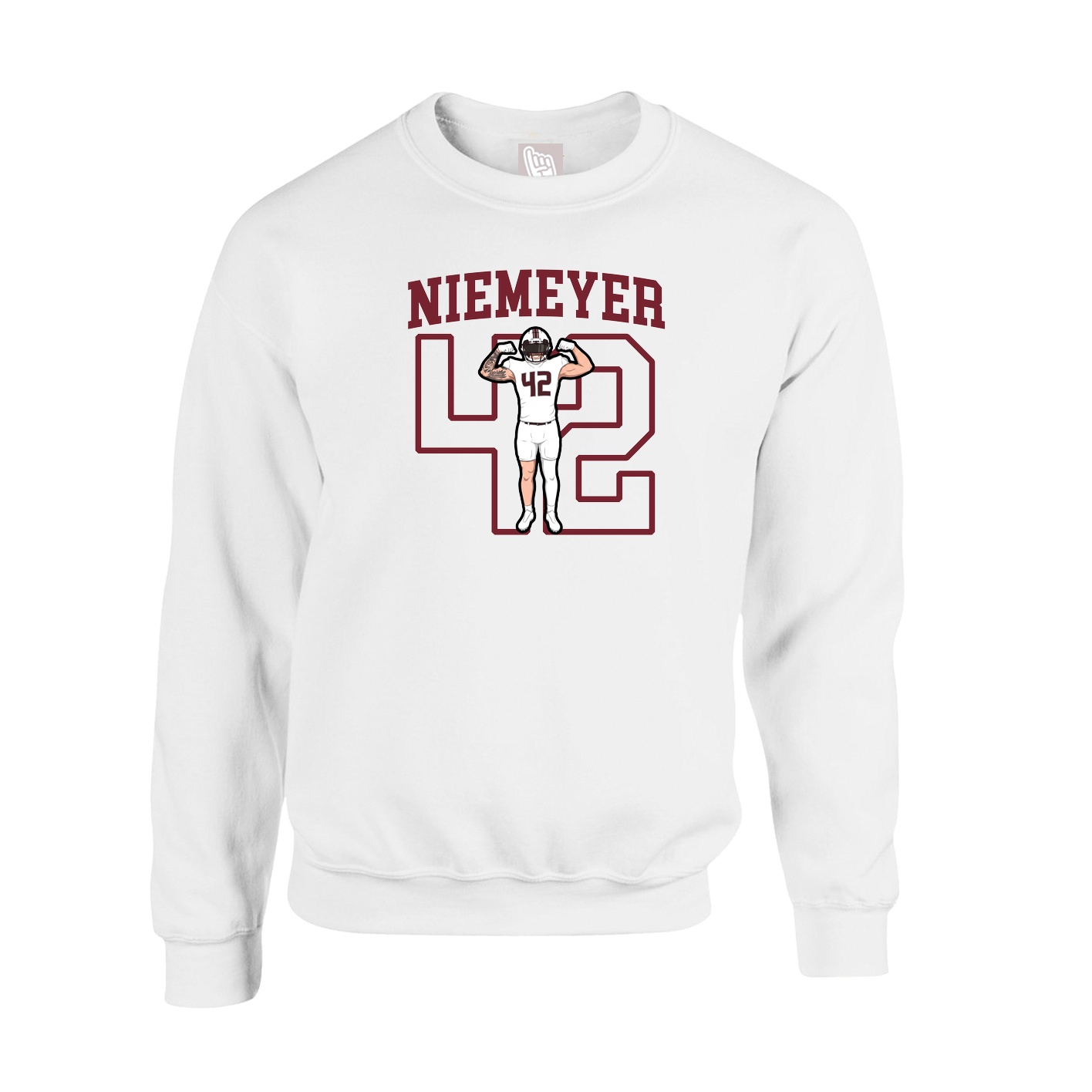 Fleece Crew — Shirsey in White