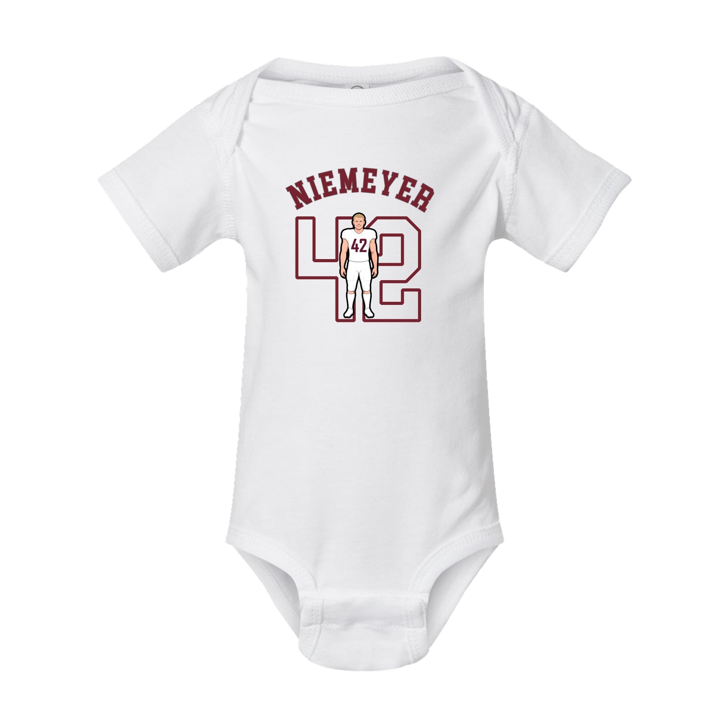 Baby Onesie — Shirsey Arch in White