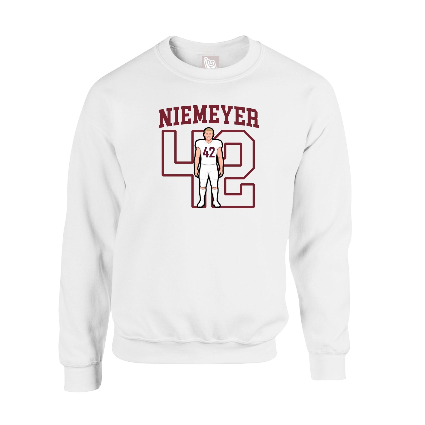 Fleece Crew — Shirsey in White