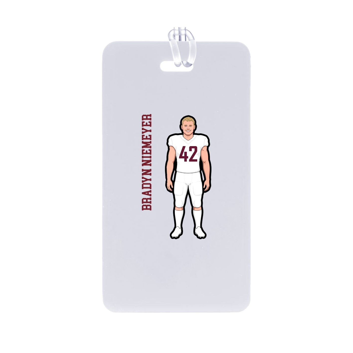Bag Tag — Name Vertical in Classic
