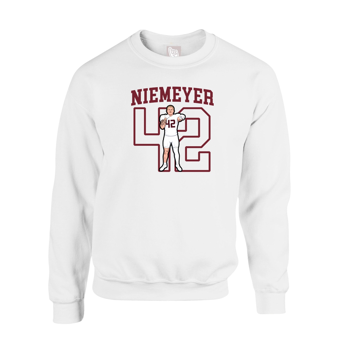 Fleece Crew — Shirsey in White