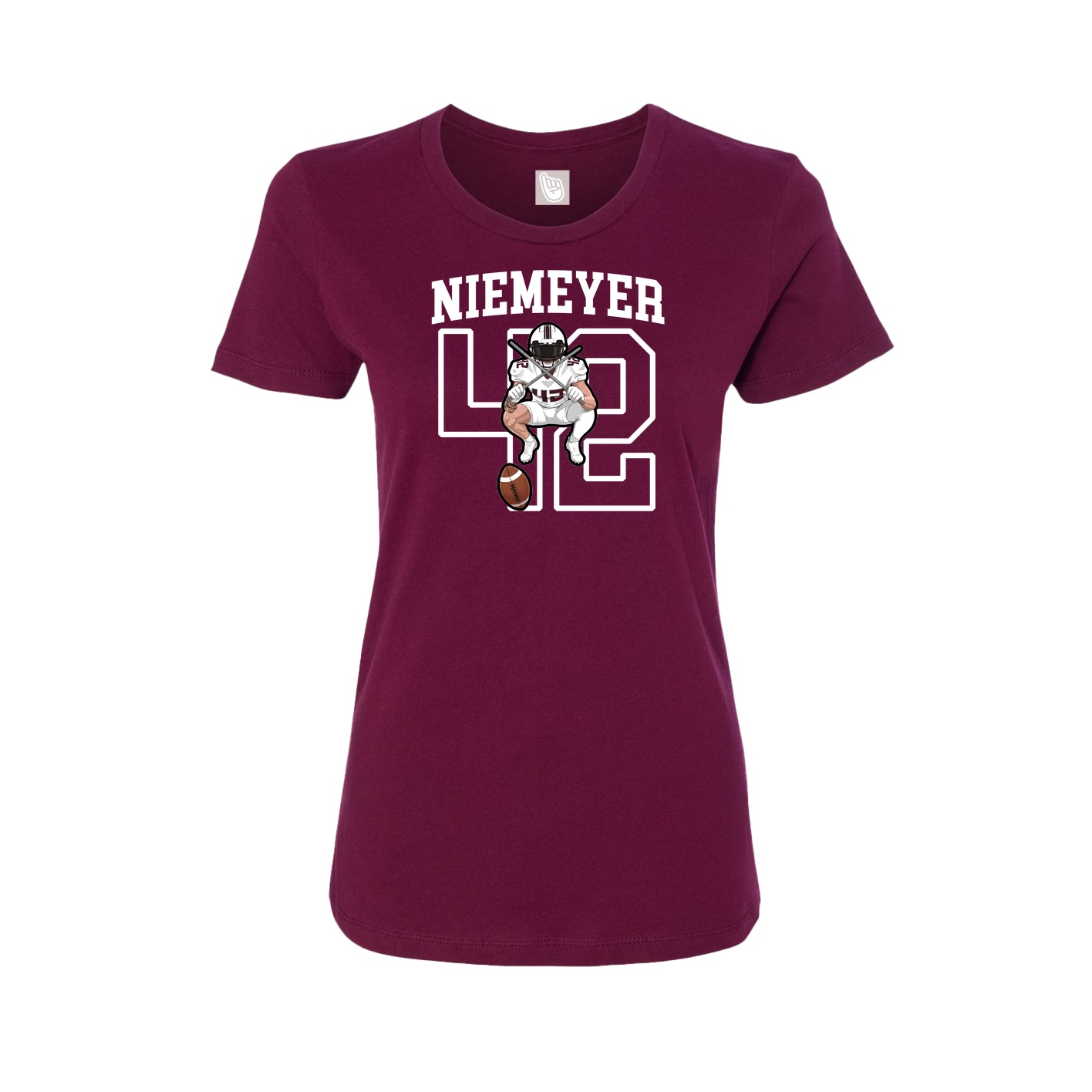 Womens Tee — Shirsey in Maroon