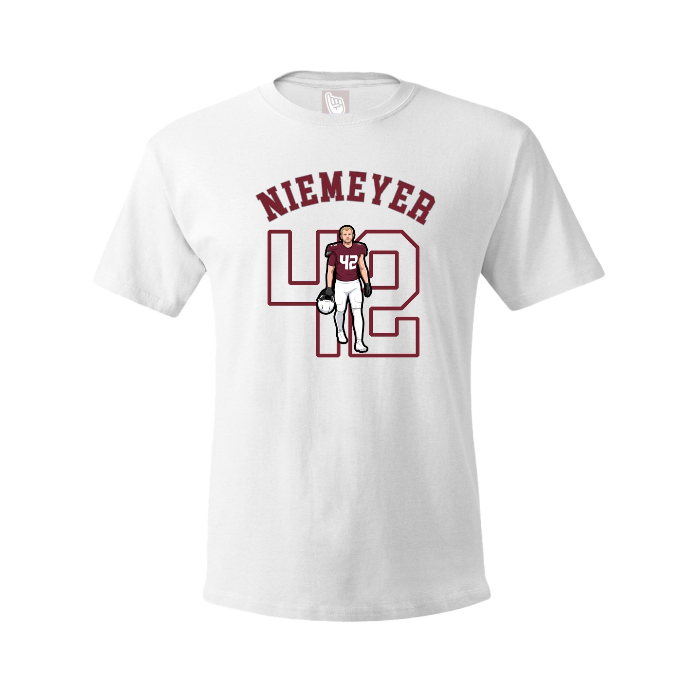 Youth Tee — Shirsey Arch in White