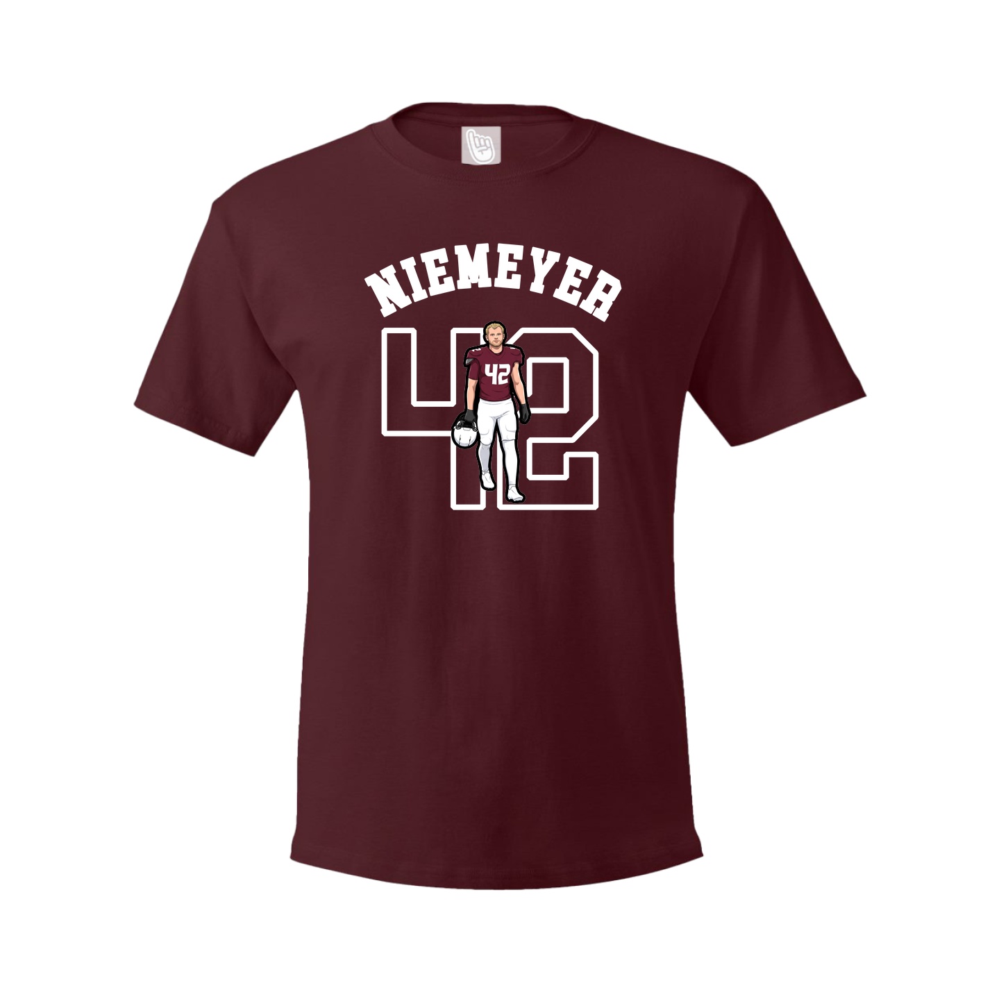 Youth Tee — Shirsey Arch in Maroon