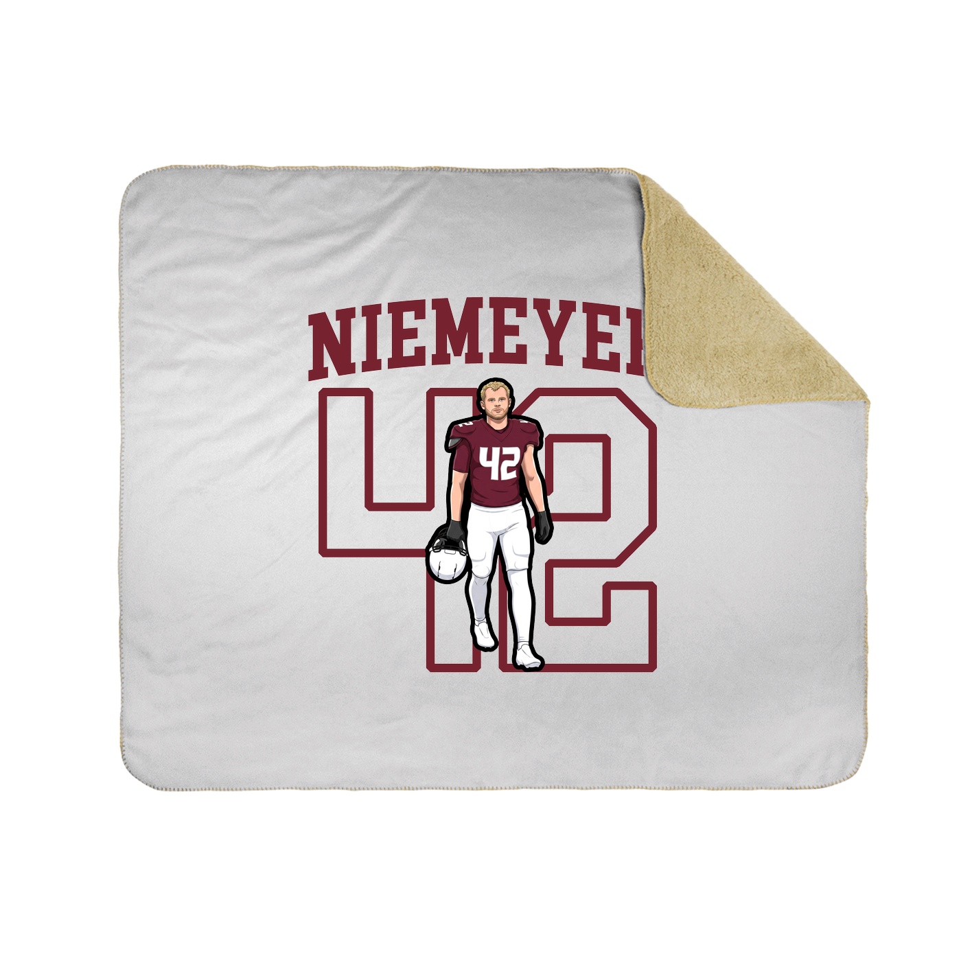 Throw Blanket — Shirsey in White