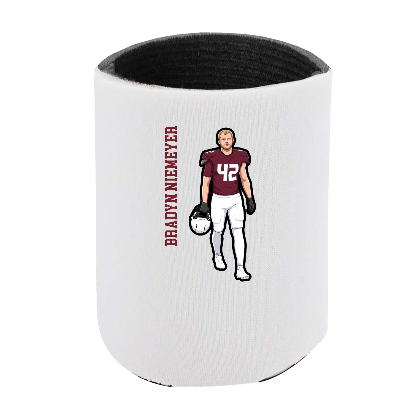 Can Holder — Name Vertical in White