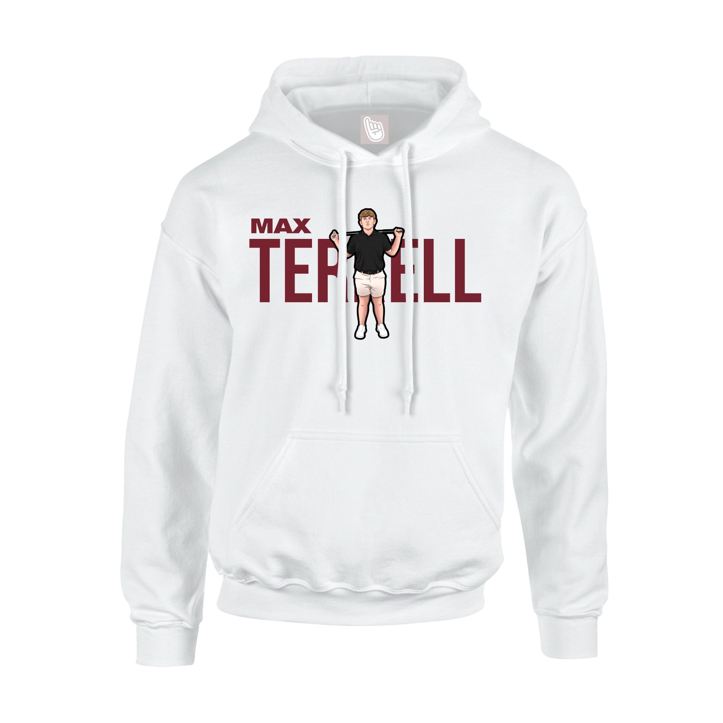 Hoodie — Player Name in White