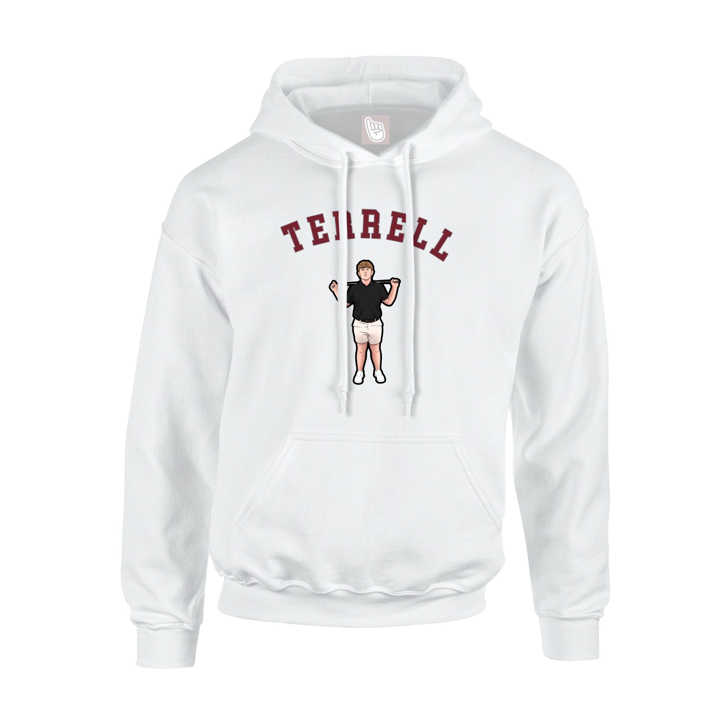 Hoodie — Shirsey Arch in White