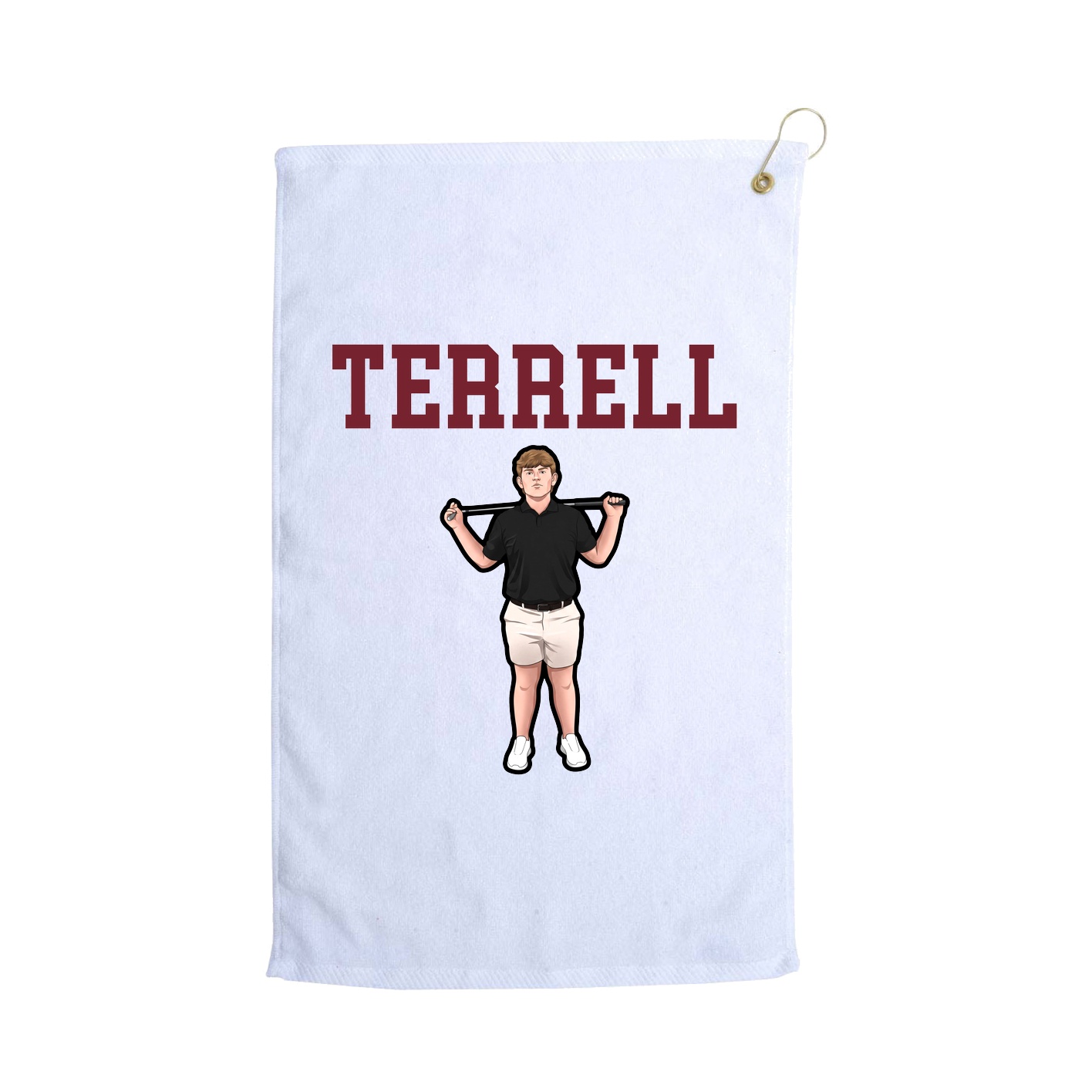 Golf Towel — Shirsey in White