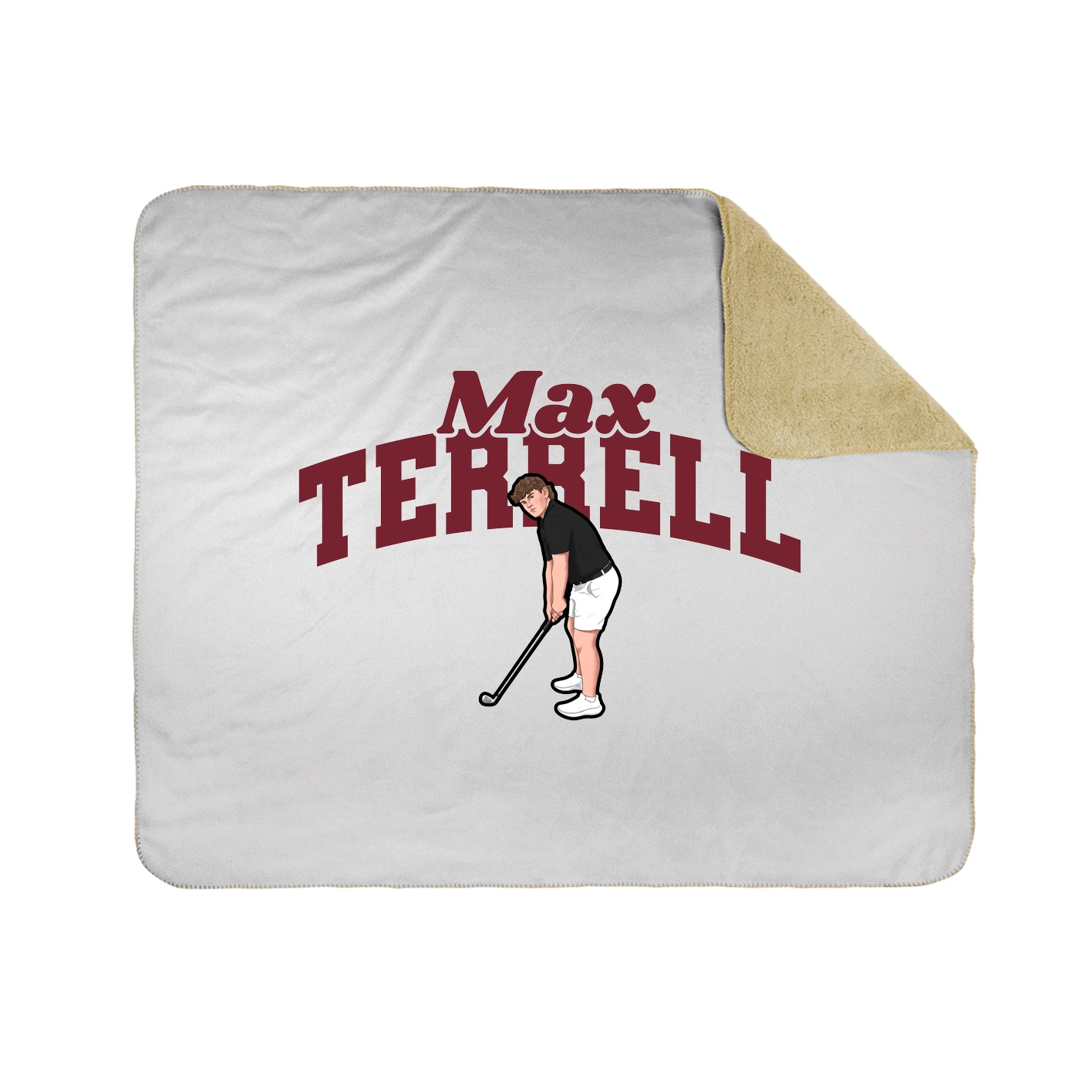 Throw Blanket — Signature Arch in White