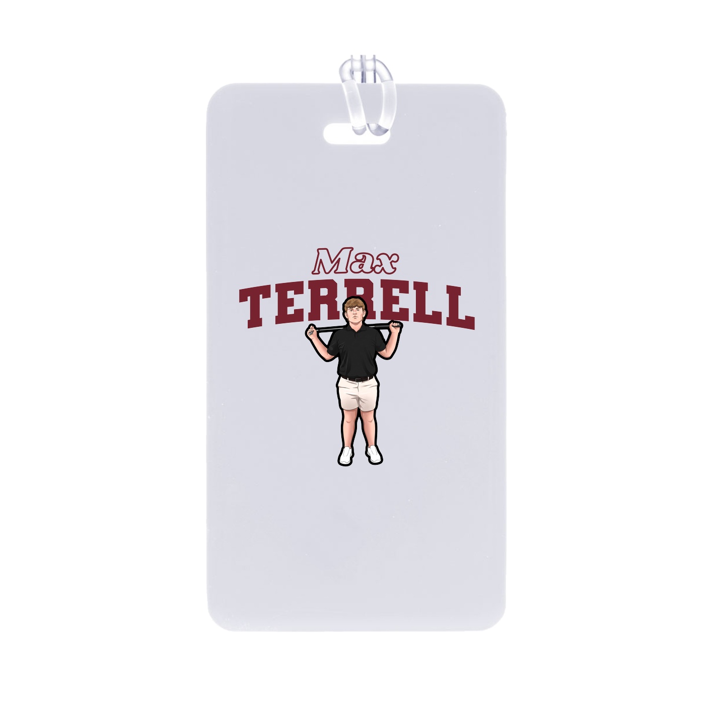 Bag Tag — Name Arch in Classic
