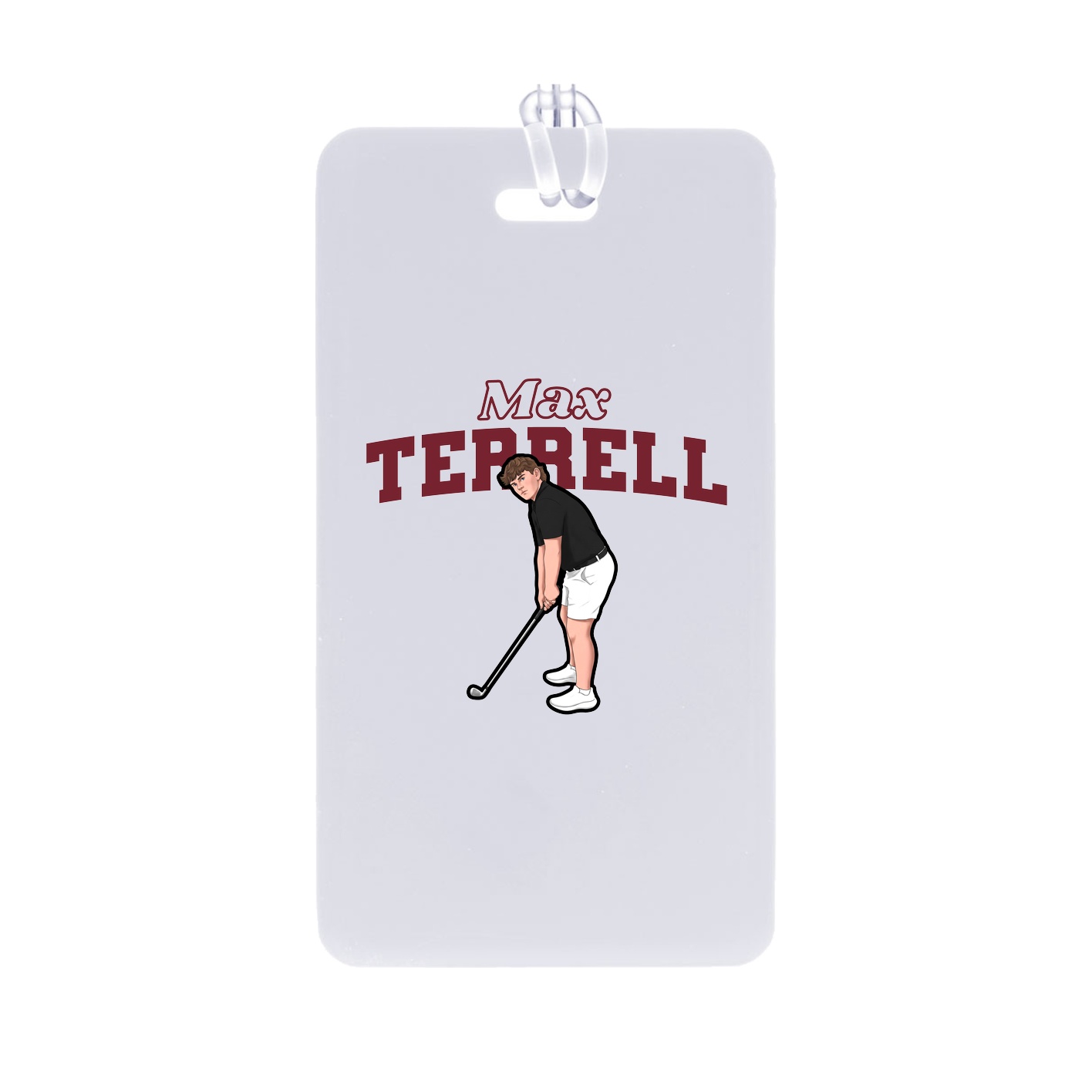 Bag Tag — Name Arch in Classic