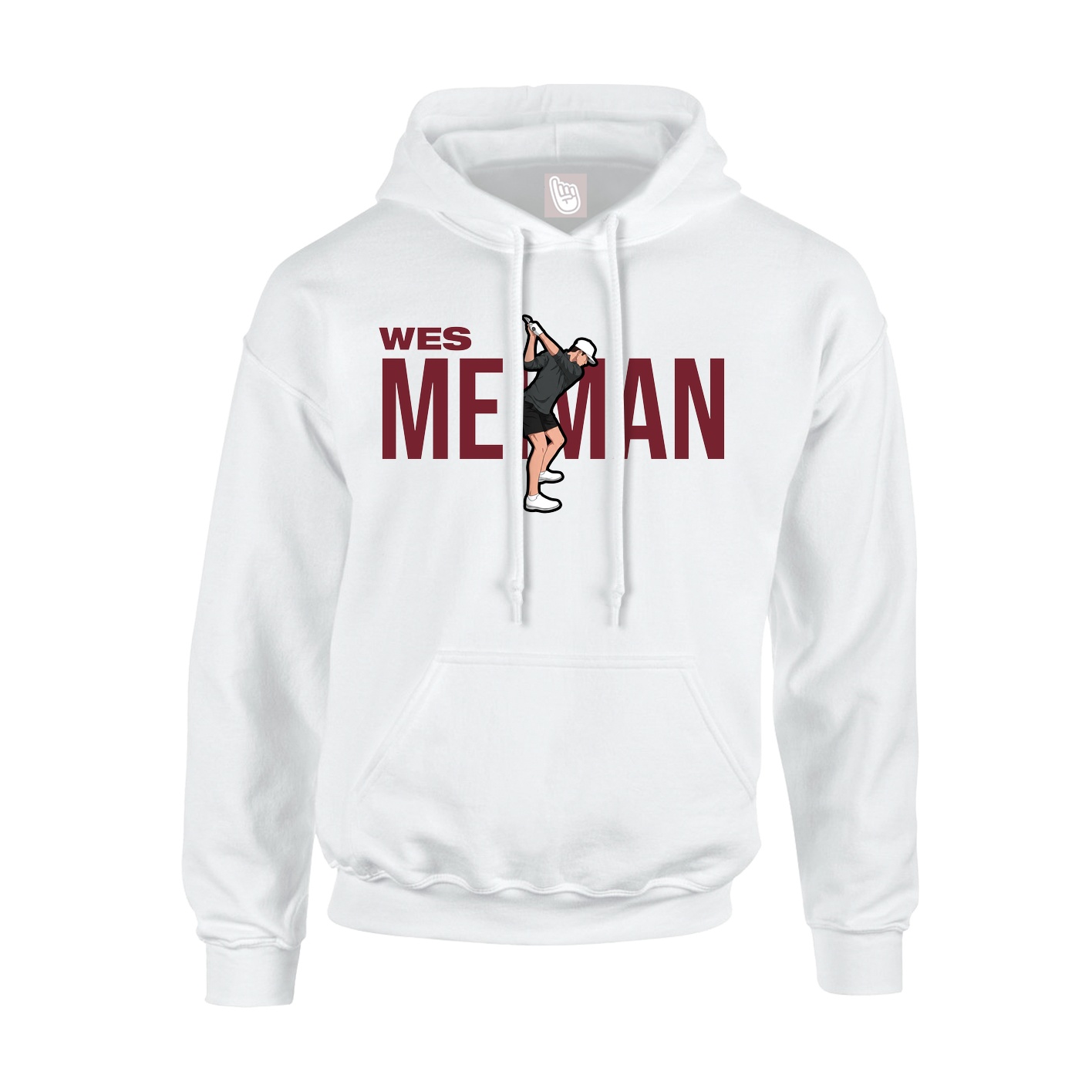 Hoodie — Player Name in White