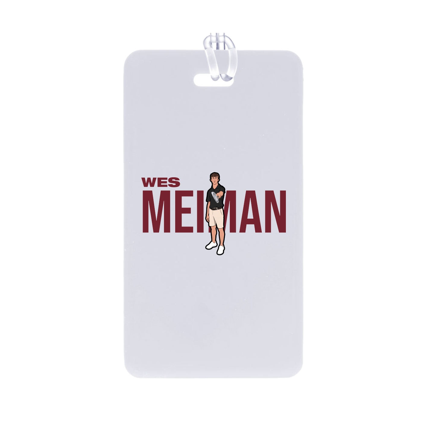 Bag Tag — Player Name in Classic