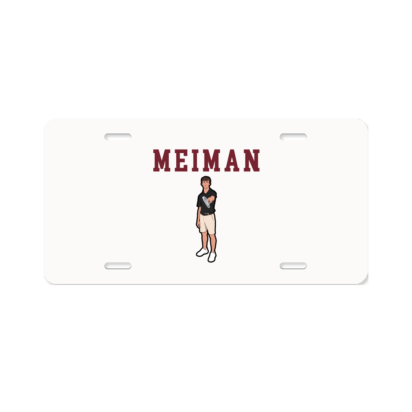 License Plate — Shirsey in Classic
