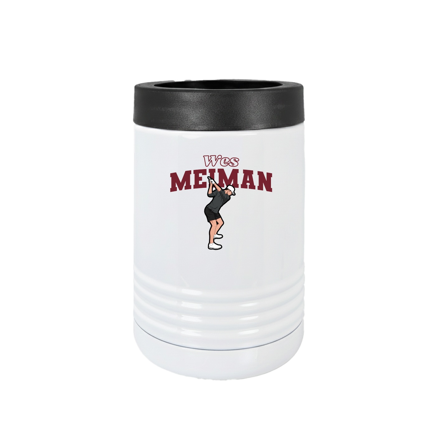 Beverage Holder — Name Arch in White