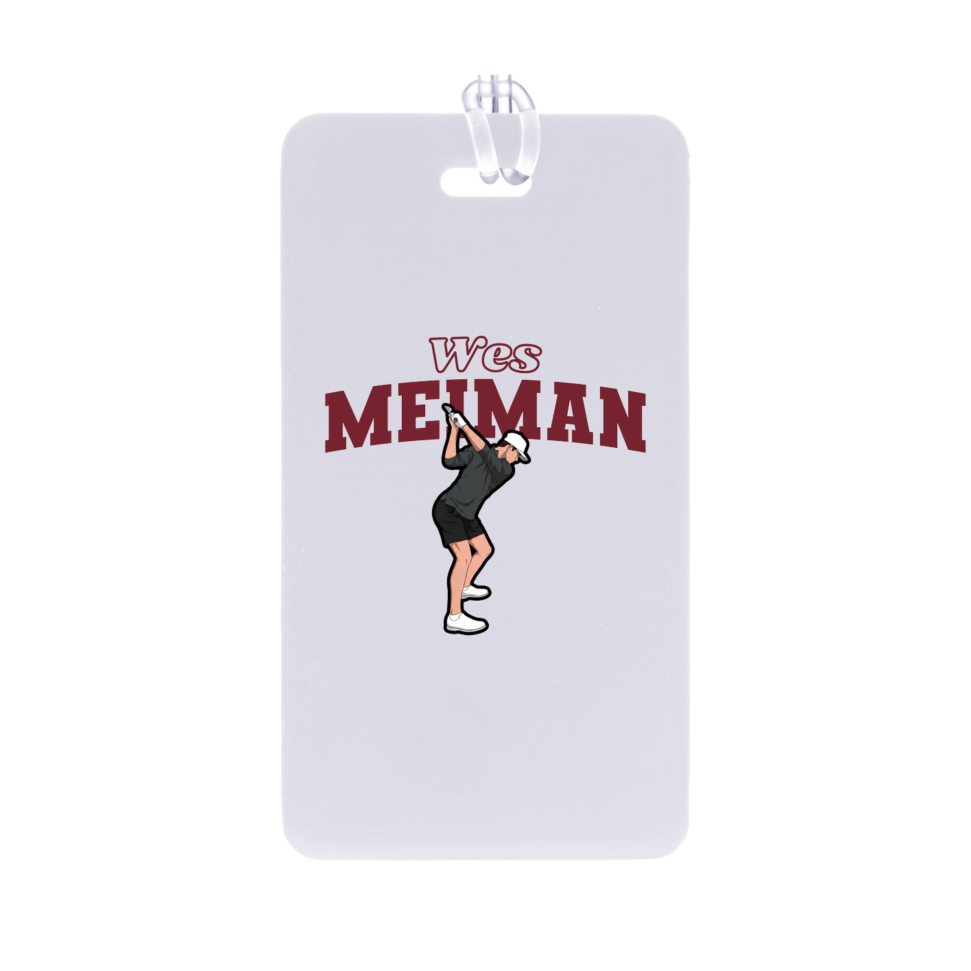 Bag Tag — Name Arch in Classic
