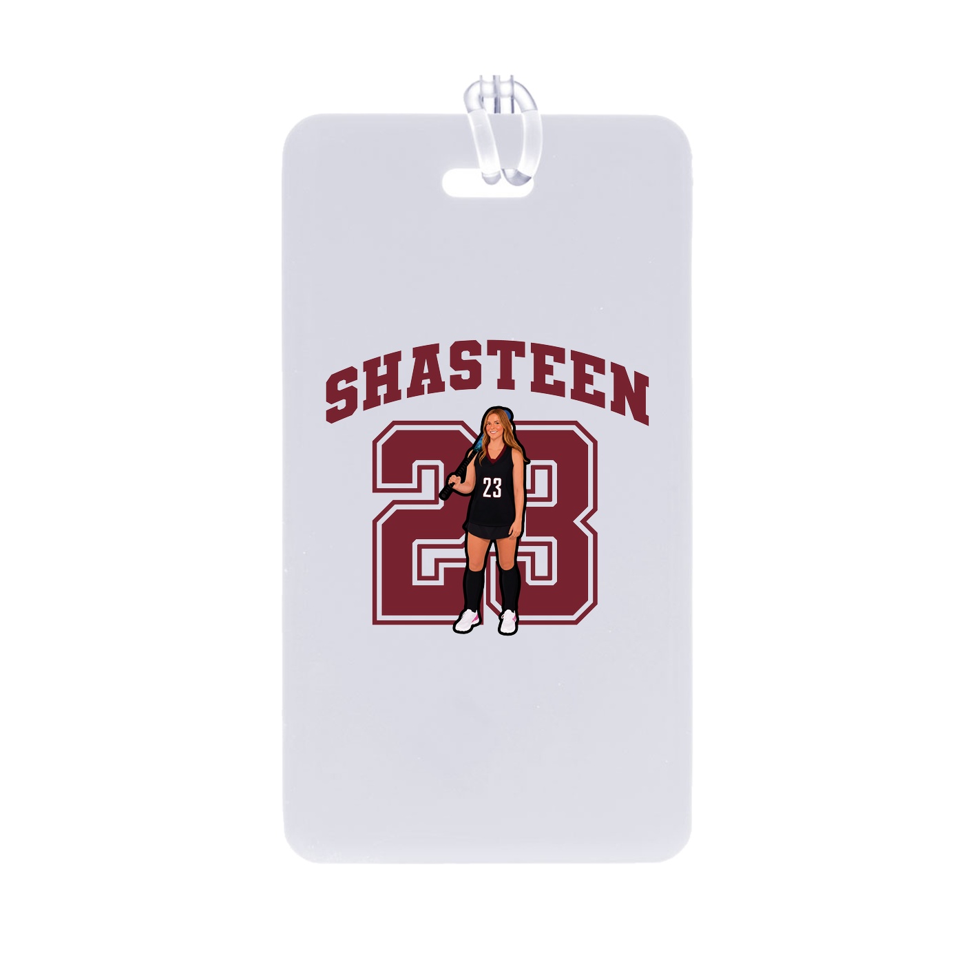 Bag Tag — Number in Classic