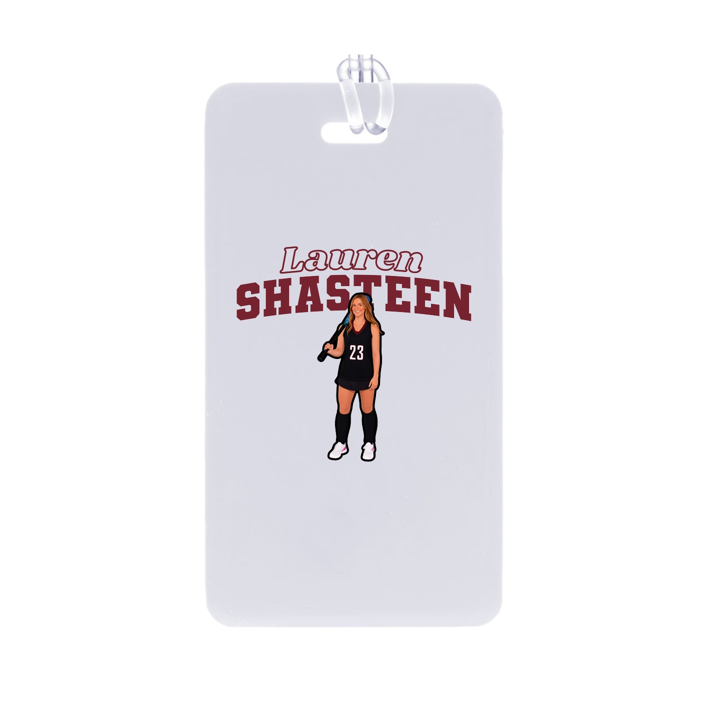 Bag Tag — Name Arch in Classic