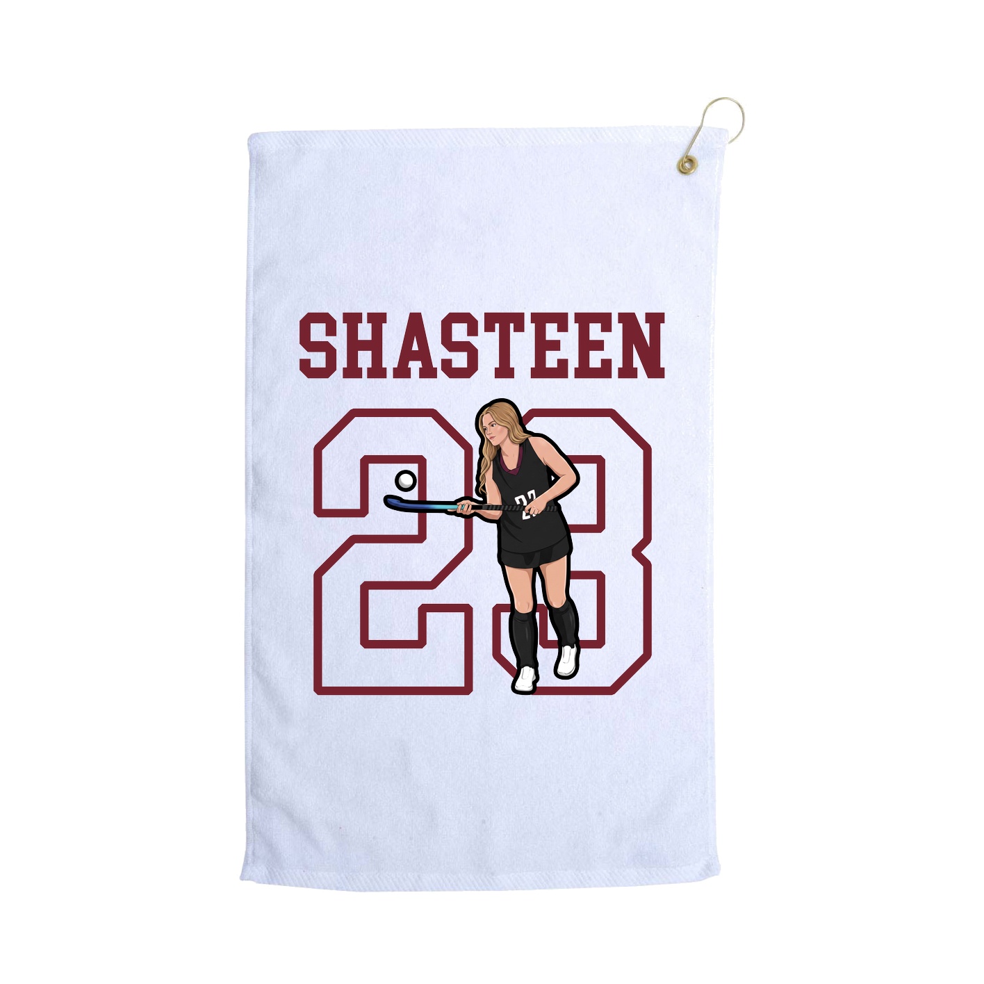 Golf Towel — Shirsey in White
